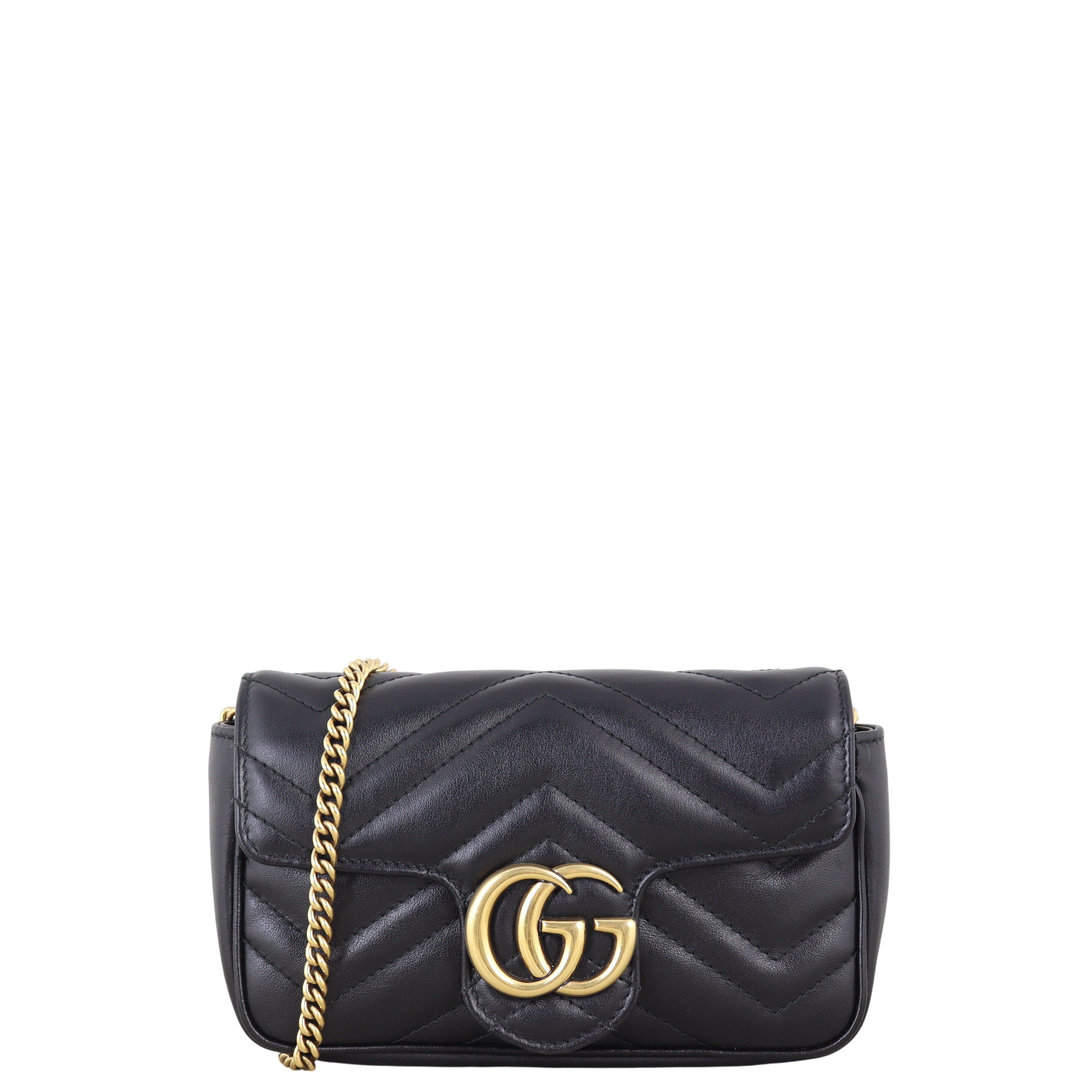 Gucci GG Marmont Matelasse Super Mini Shoulder Bag