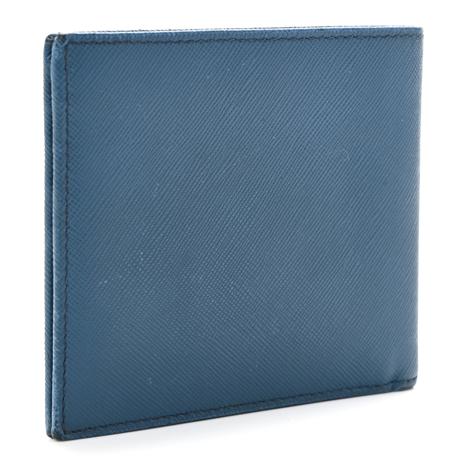 Saffiano Bi-Fold Wallet Cobalto
