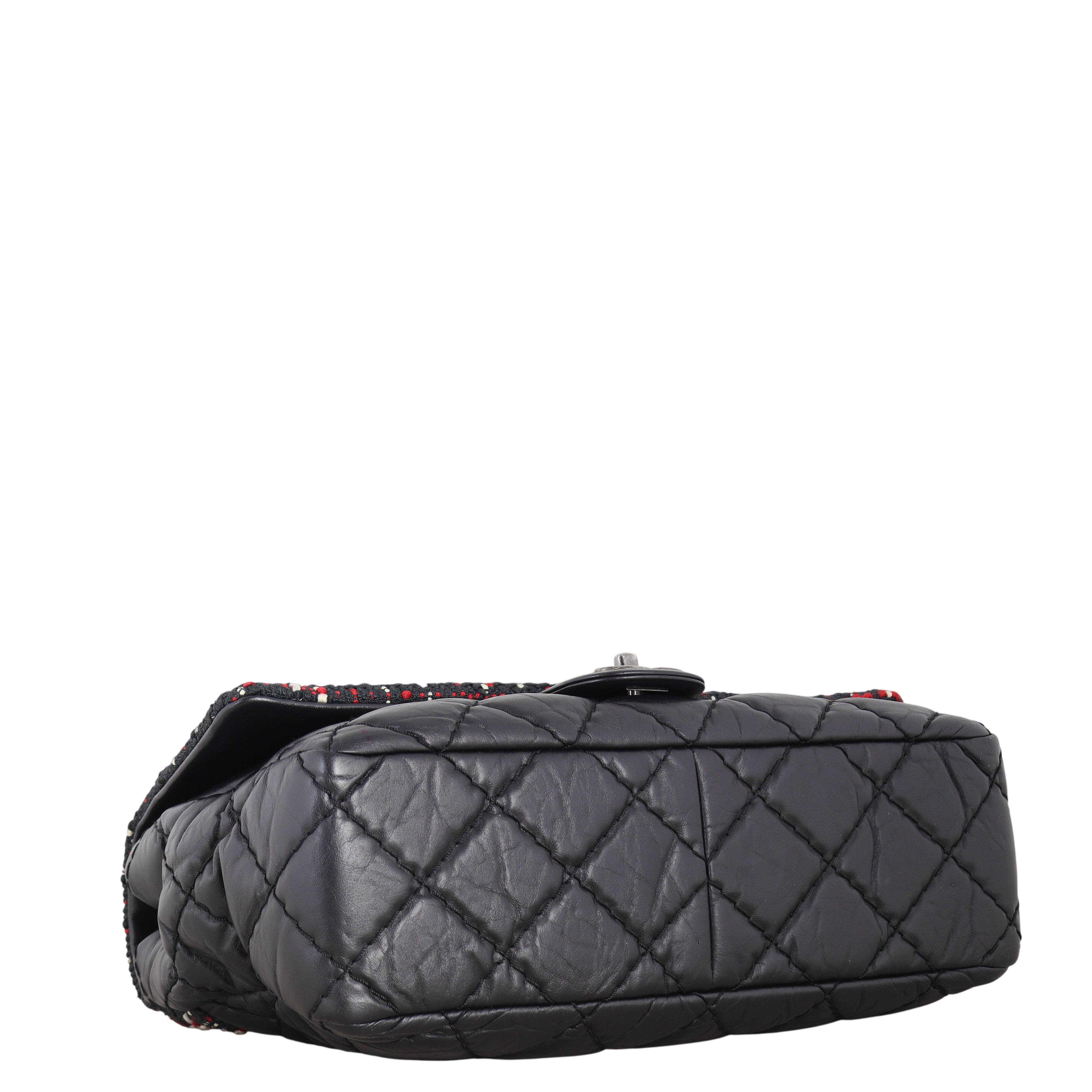 Chanel Airlines Top Handle Tweed Flap
