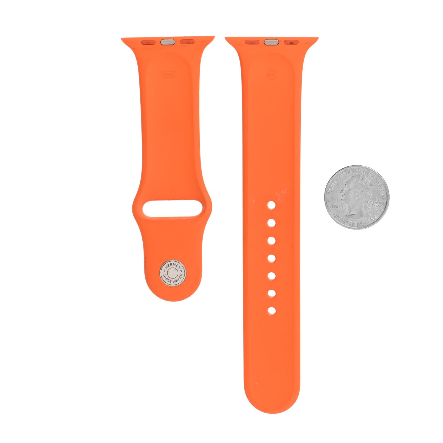 Silicone 44mm Apple Sports Watch Single Tour Band M/L Orange