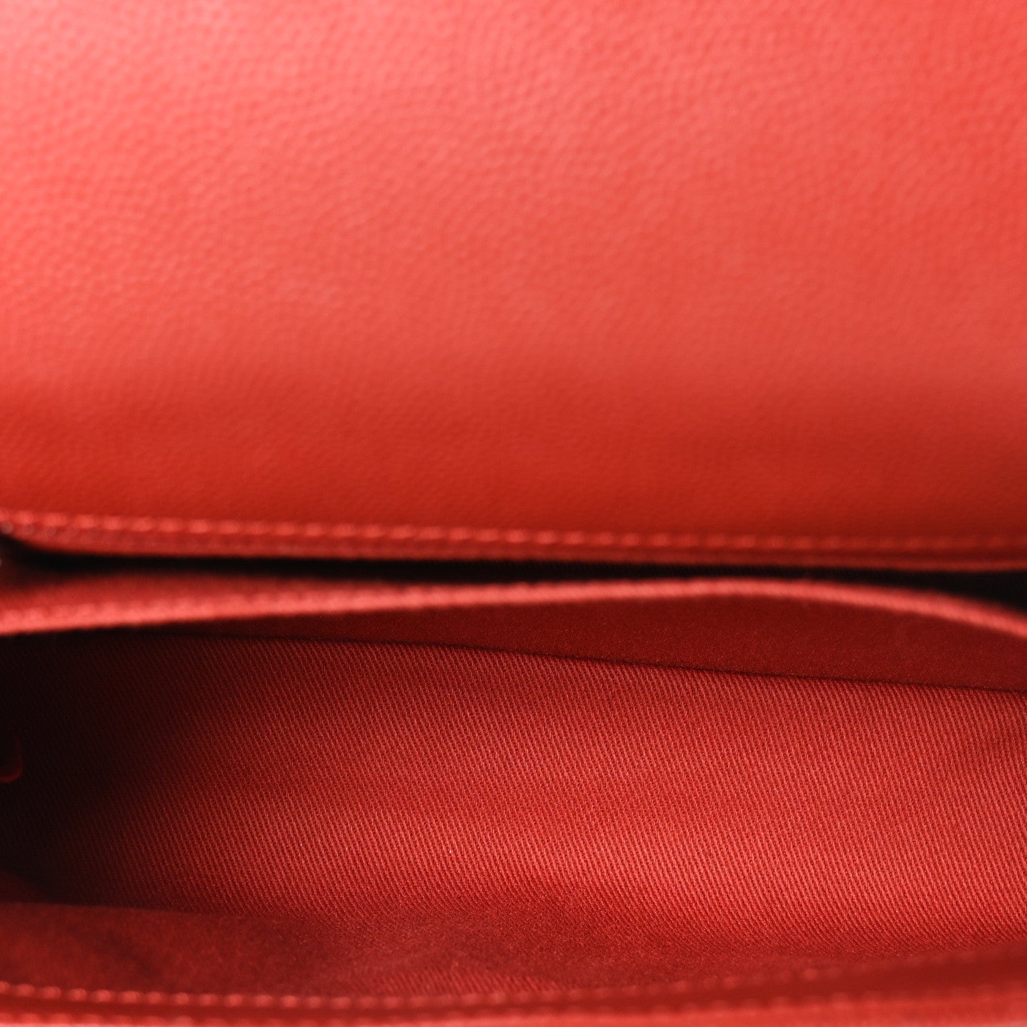 Caviar Quilted Mini Coco Handle Flap Red