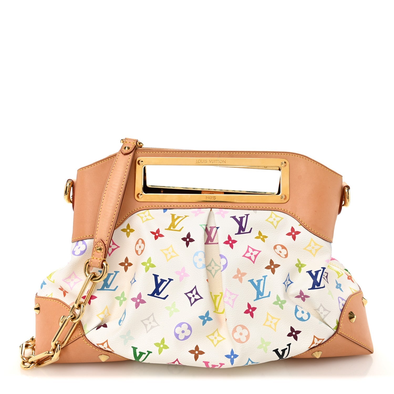Monogram Multicolor Judy GM White