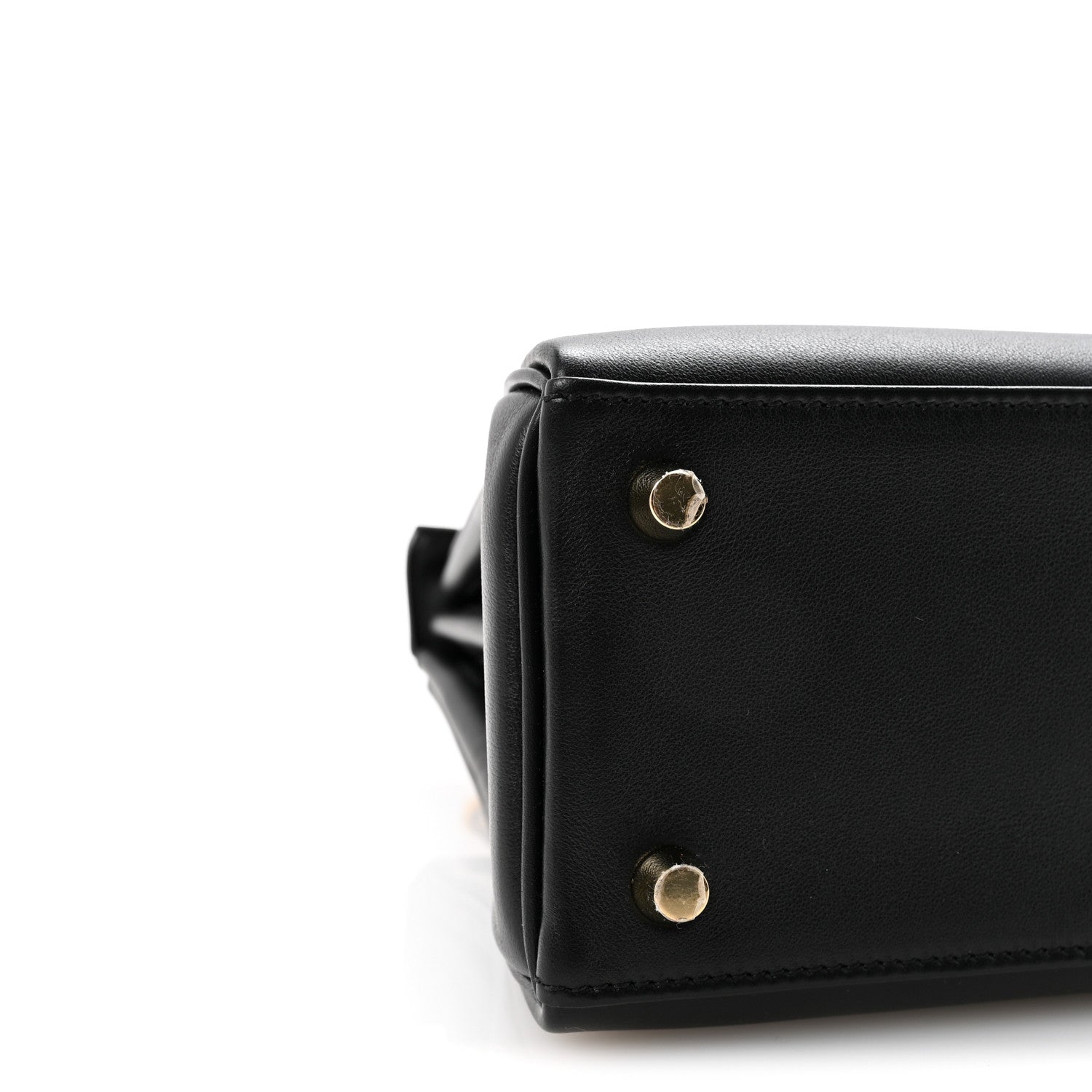 Cheri Calfskin Kelly Retourne 25 Black
