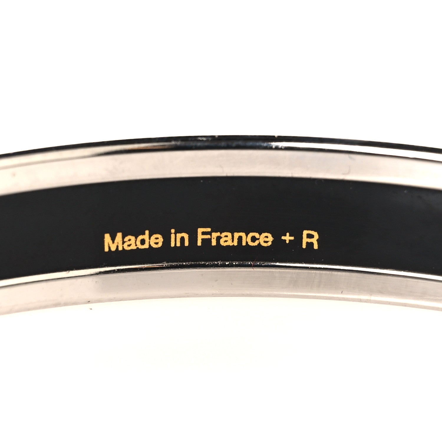 Enamel Printed Circuit 24 Faubourg Extra Narrow Bracelet 65 Rouge White