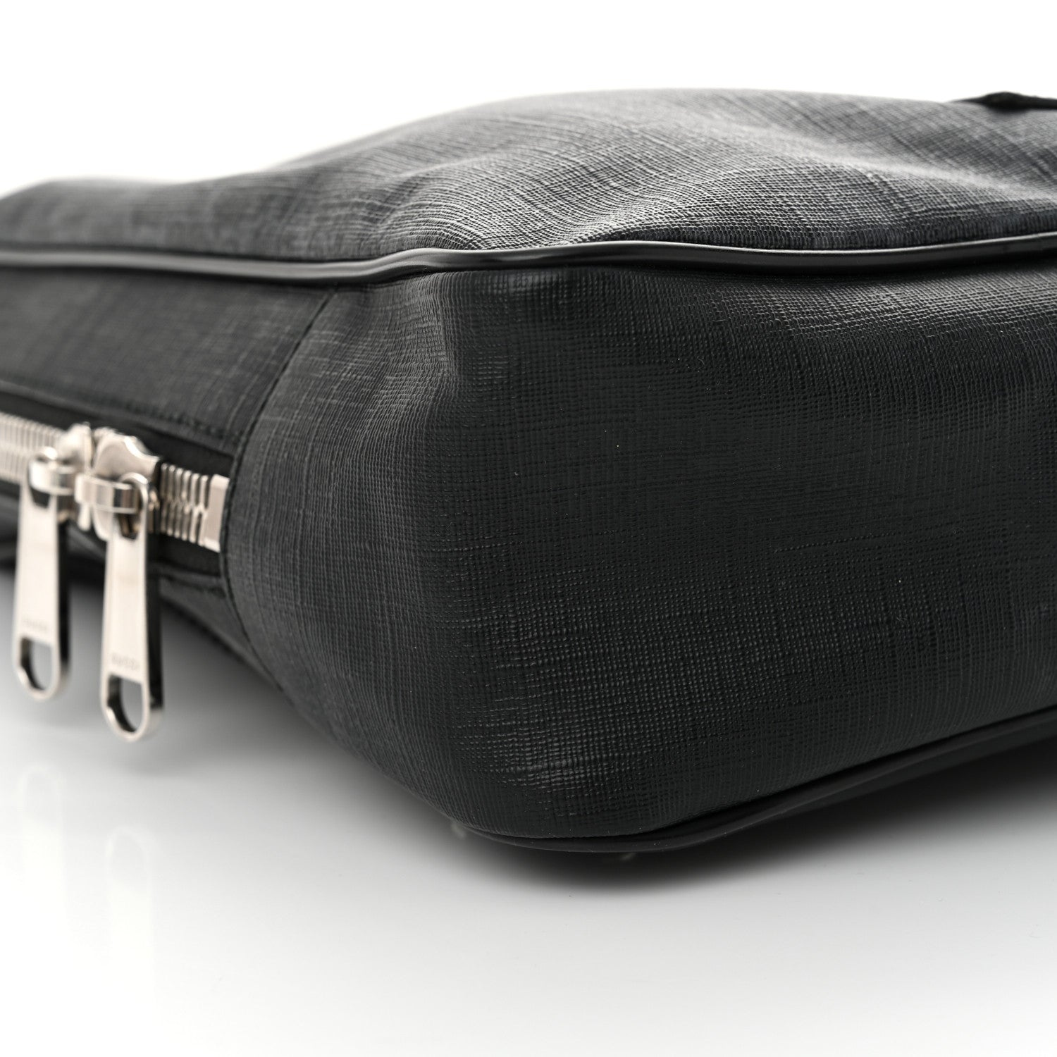 GG Supreme Monogram Web Belt Bag Black Grey