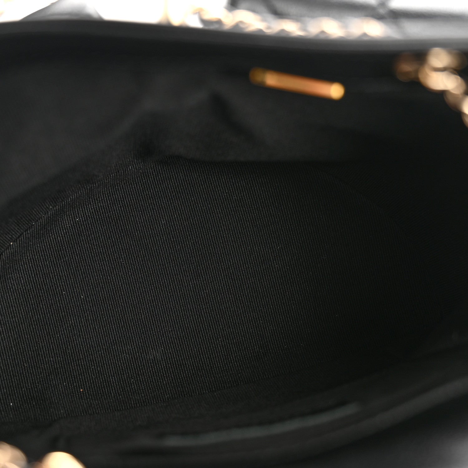 Calfskin Quilted Mini Duma Pockets Drawstring Backpack Black