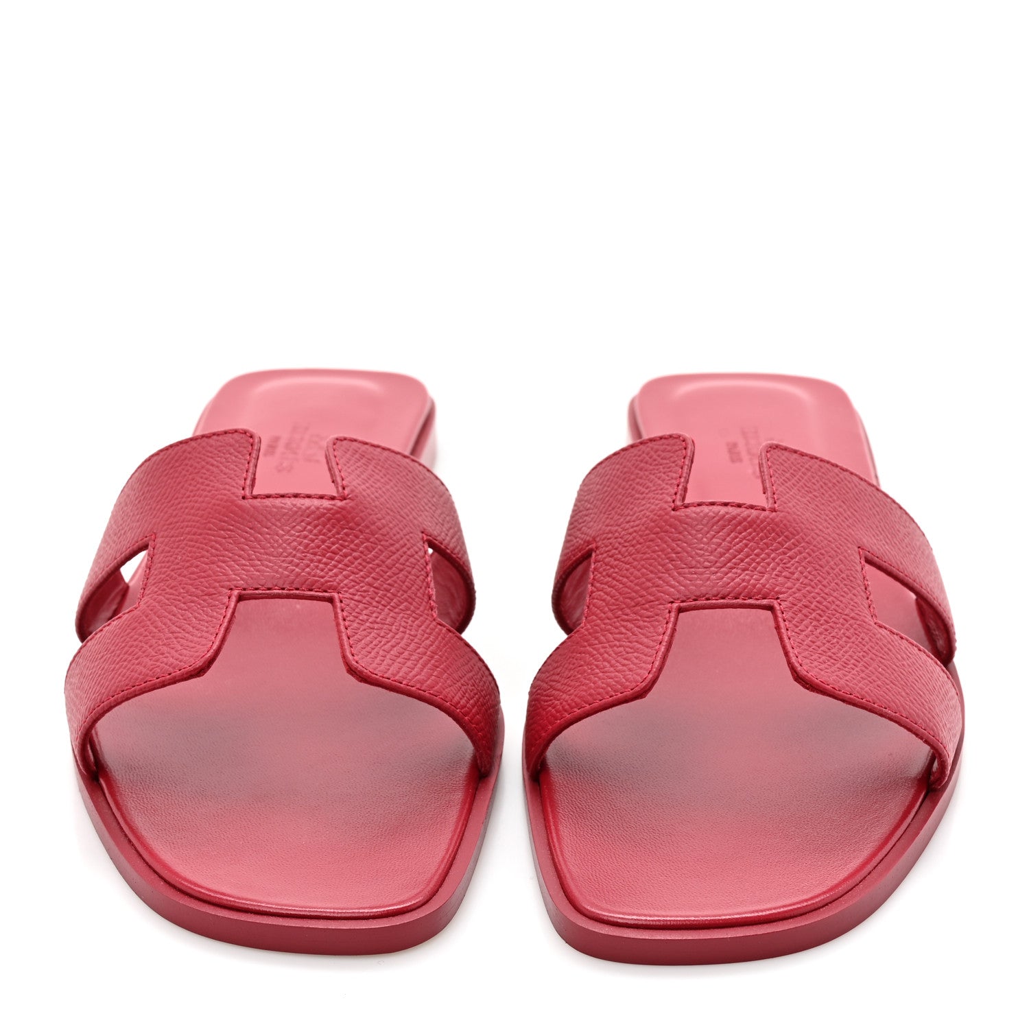Epsom Oran Sandals 38.5 Rose Framboise