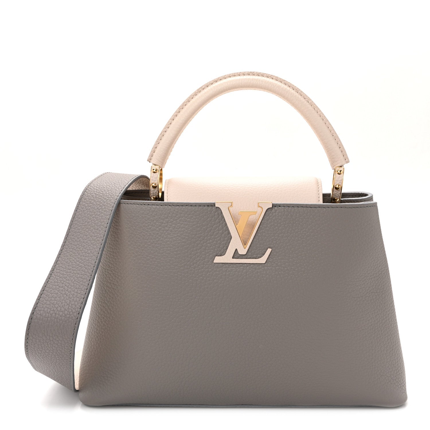 Taurillon Capucines MM Steeple Gray