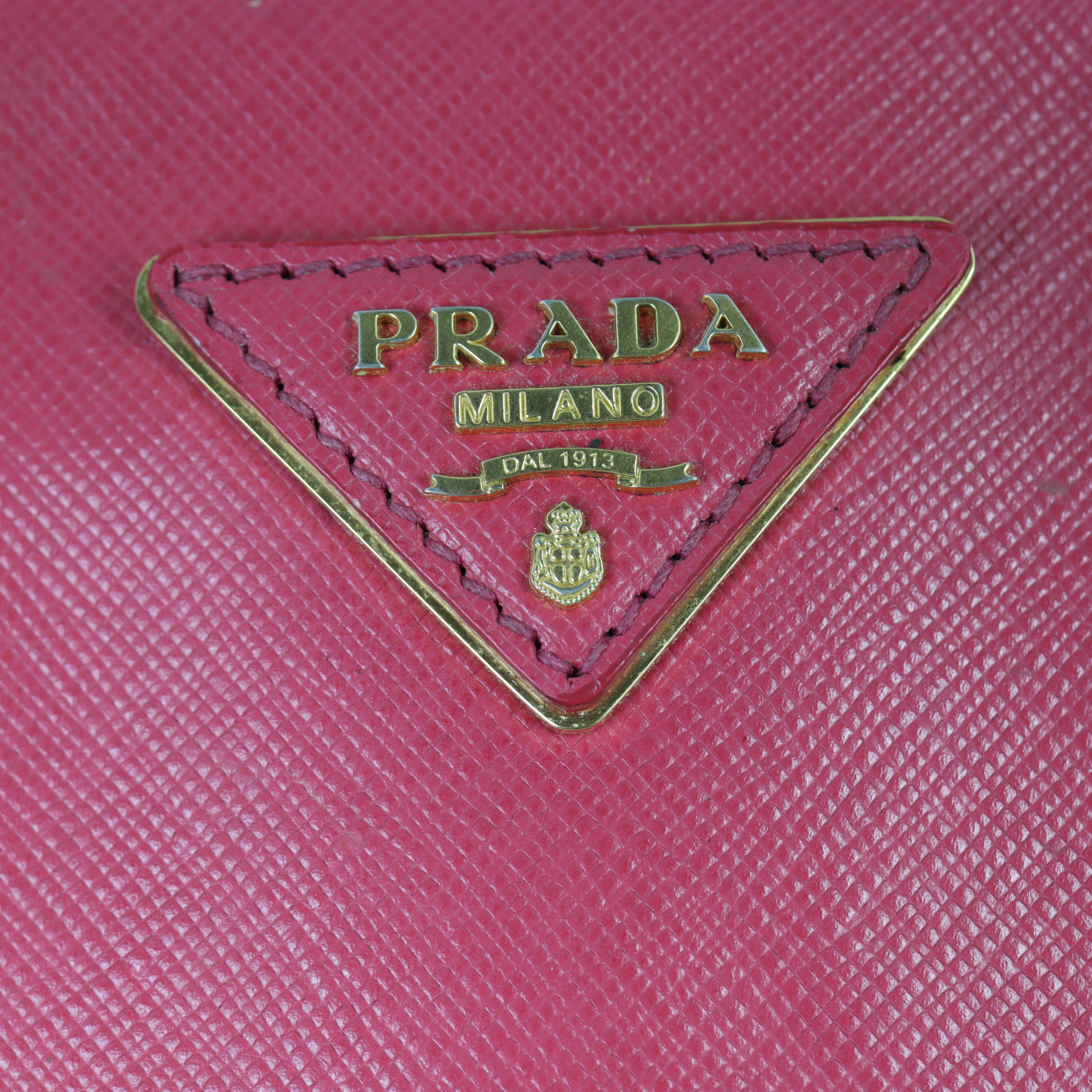 Prada Saffiano Lux Galleria Double Zip Tote Large
