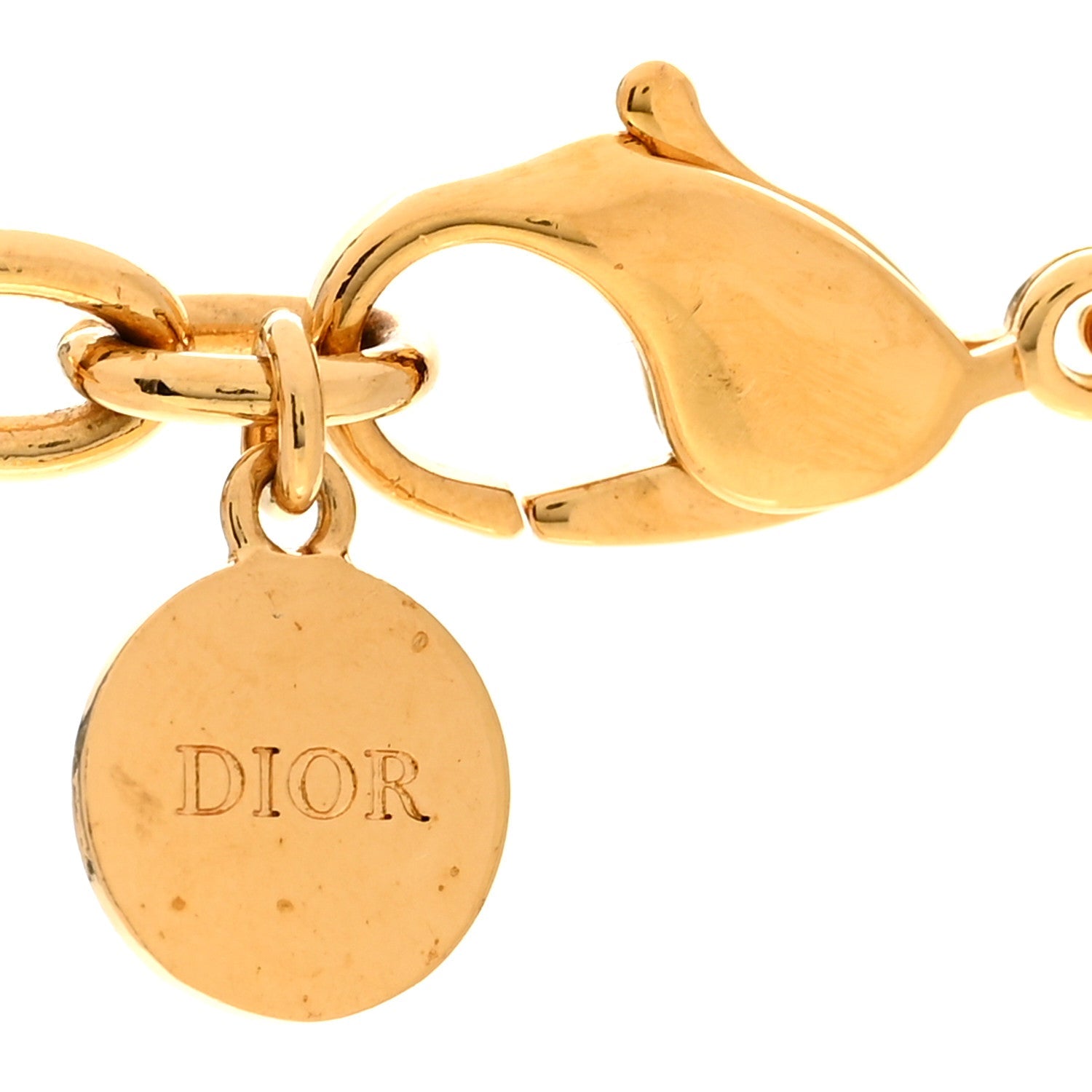 Metal Danseuse Etoile Chain Choker Necklace Gold