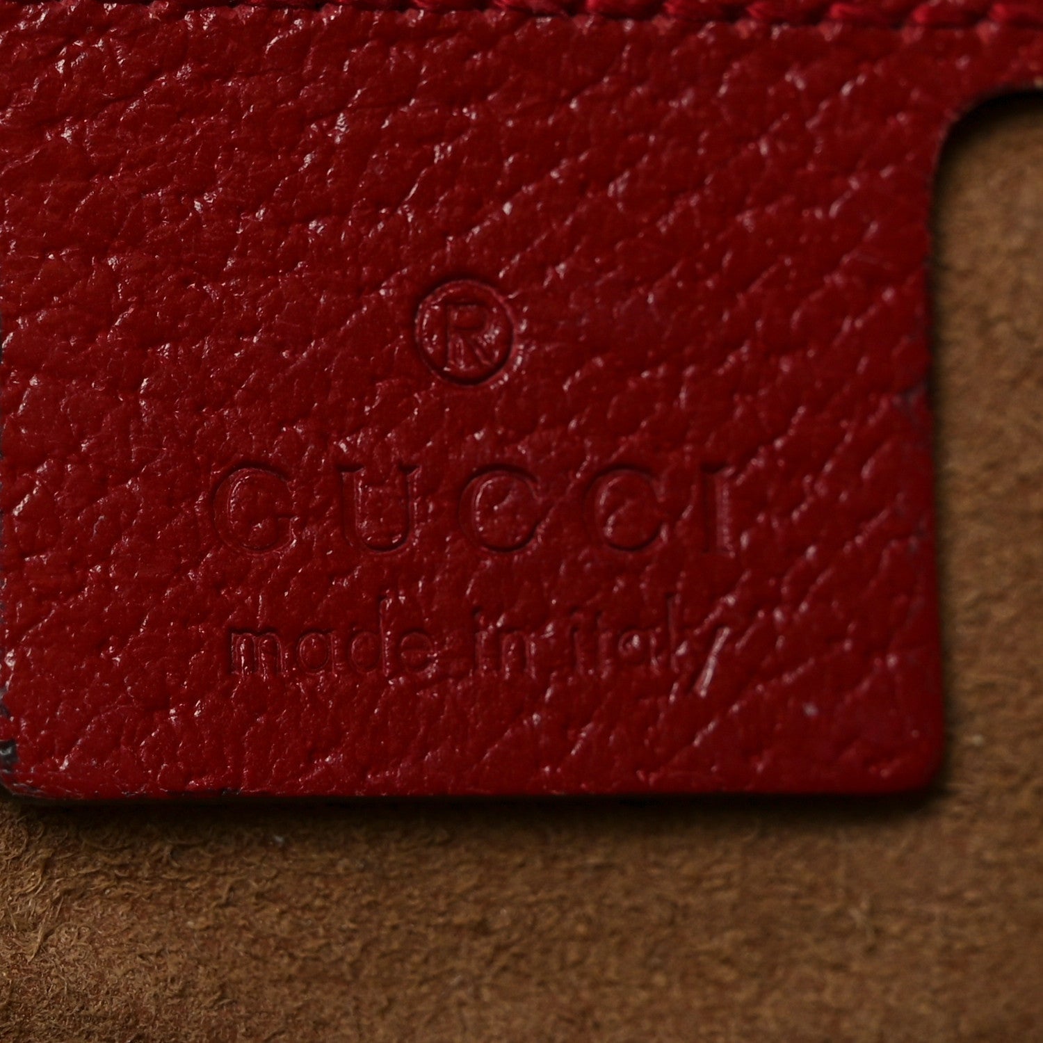 GG Supreme Monogram Tian Medium Shopping Tote Beige Multicolor Red