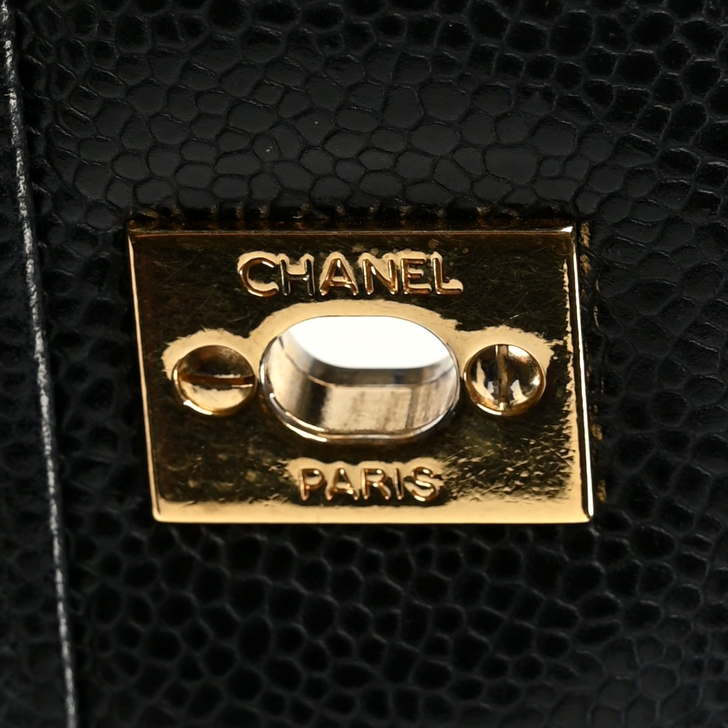 Caviar Quilted Jumbo Single Flap Black