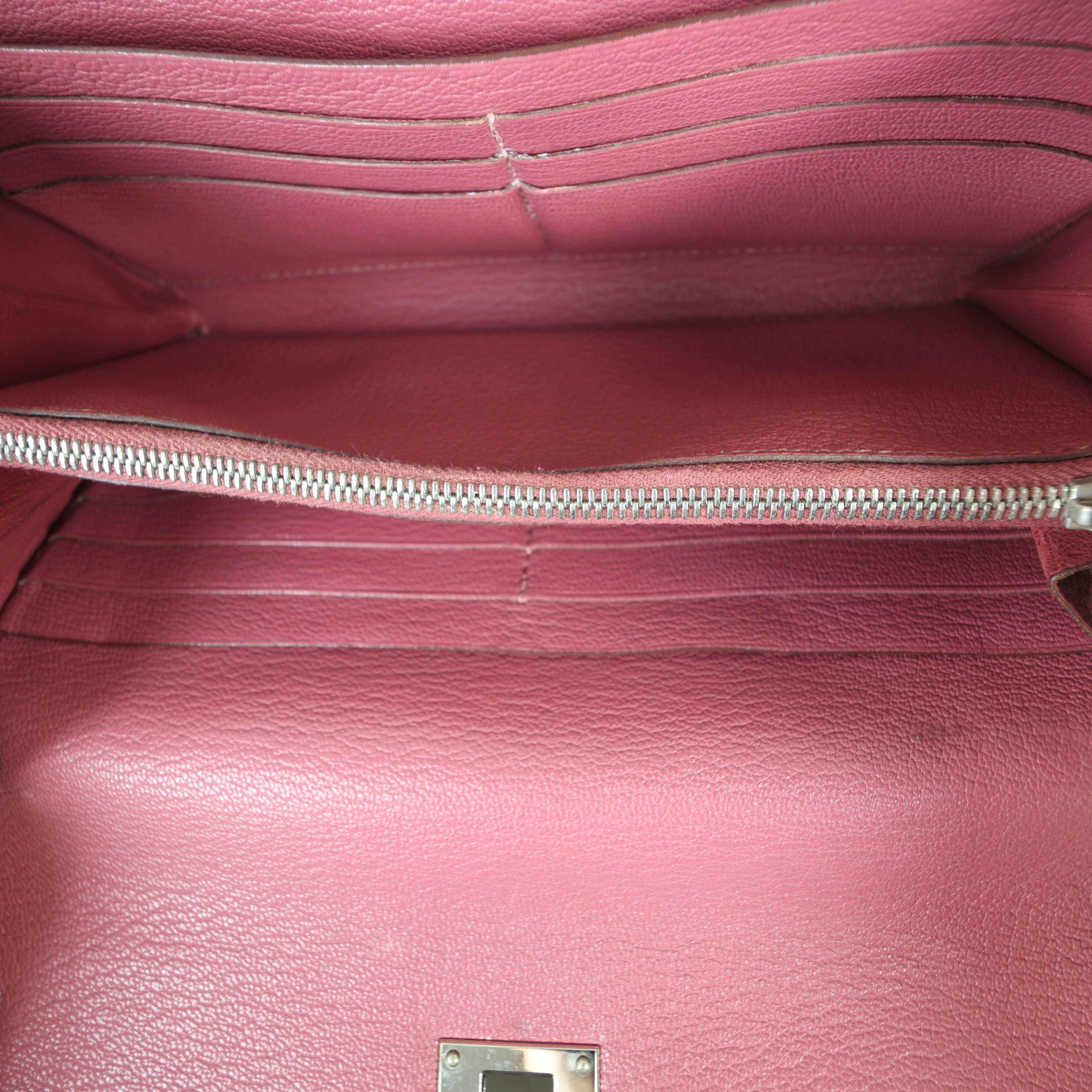 Hermes Kelly Classic Long Wallet Epsom