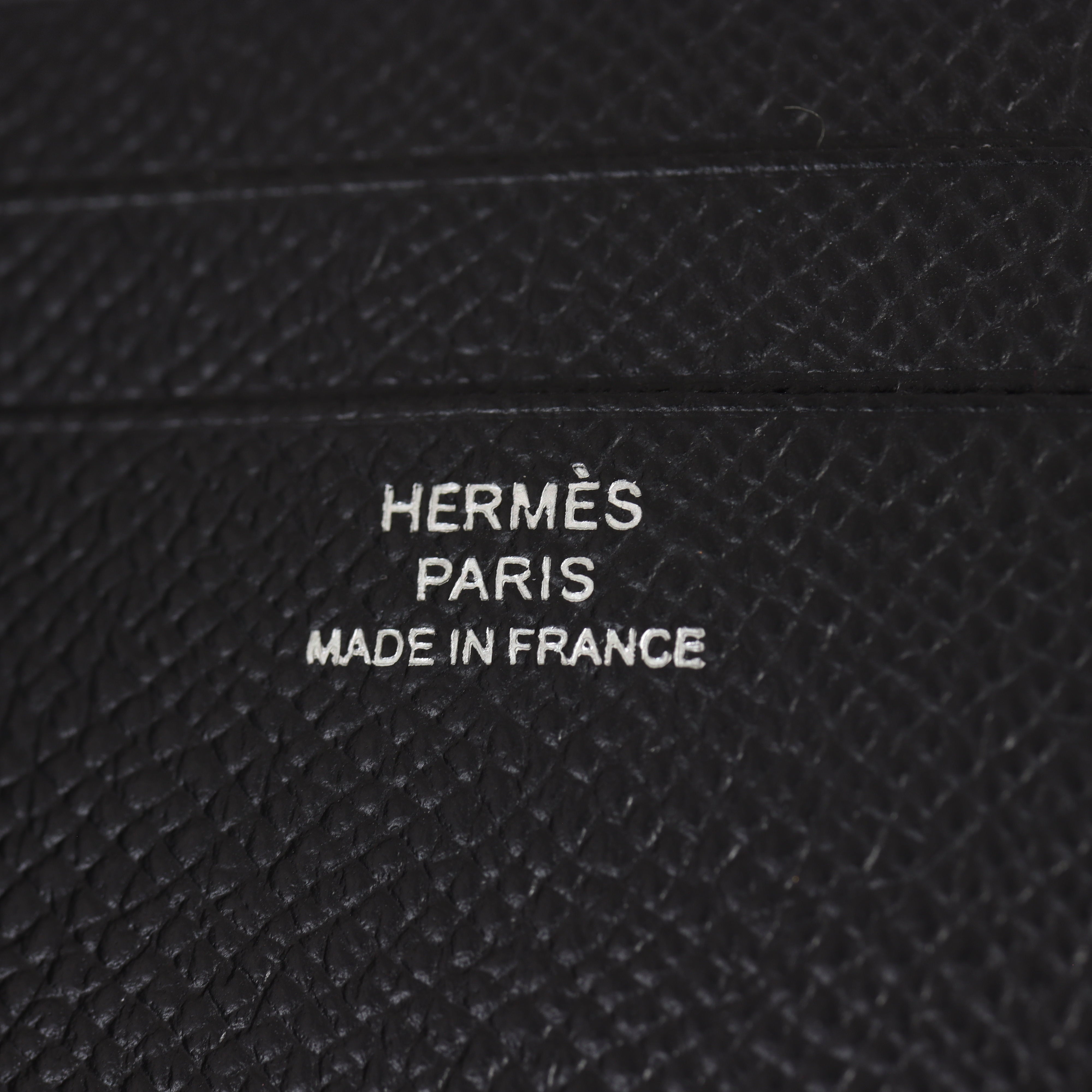 Hermes Citizen Twill Compact Card Holder Epsom