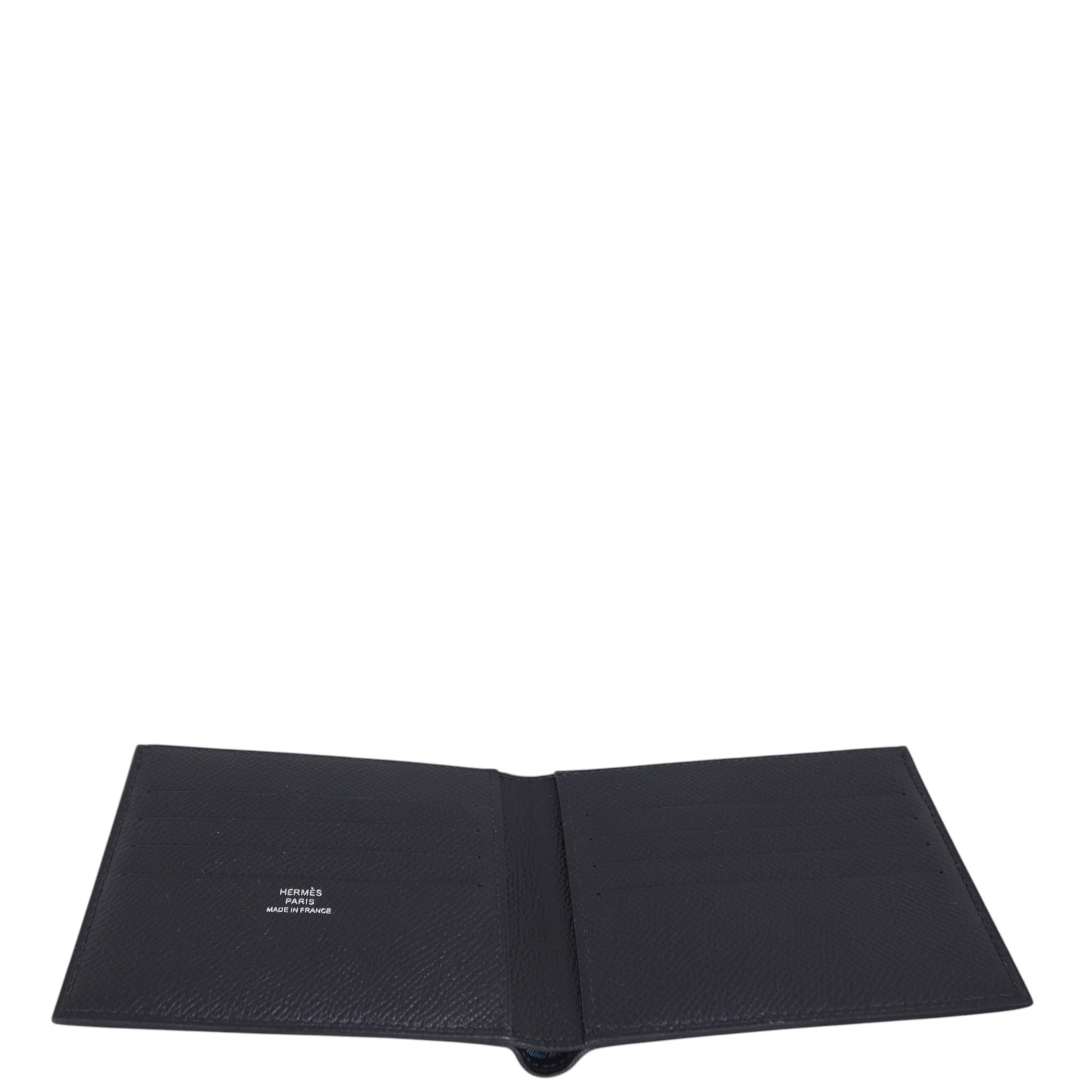 Hermes Citizen Twill Compact Card Holder Epsom