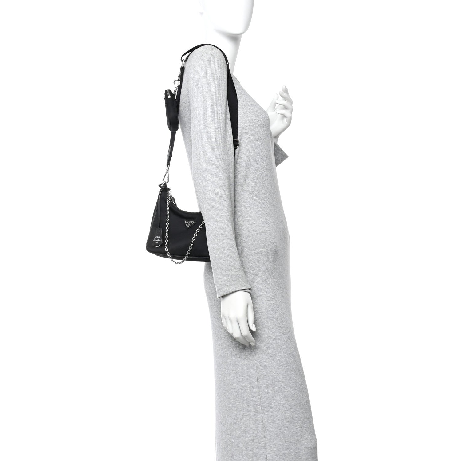 Nylon Re-Edition 2005 Shoulder Bag Black