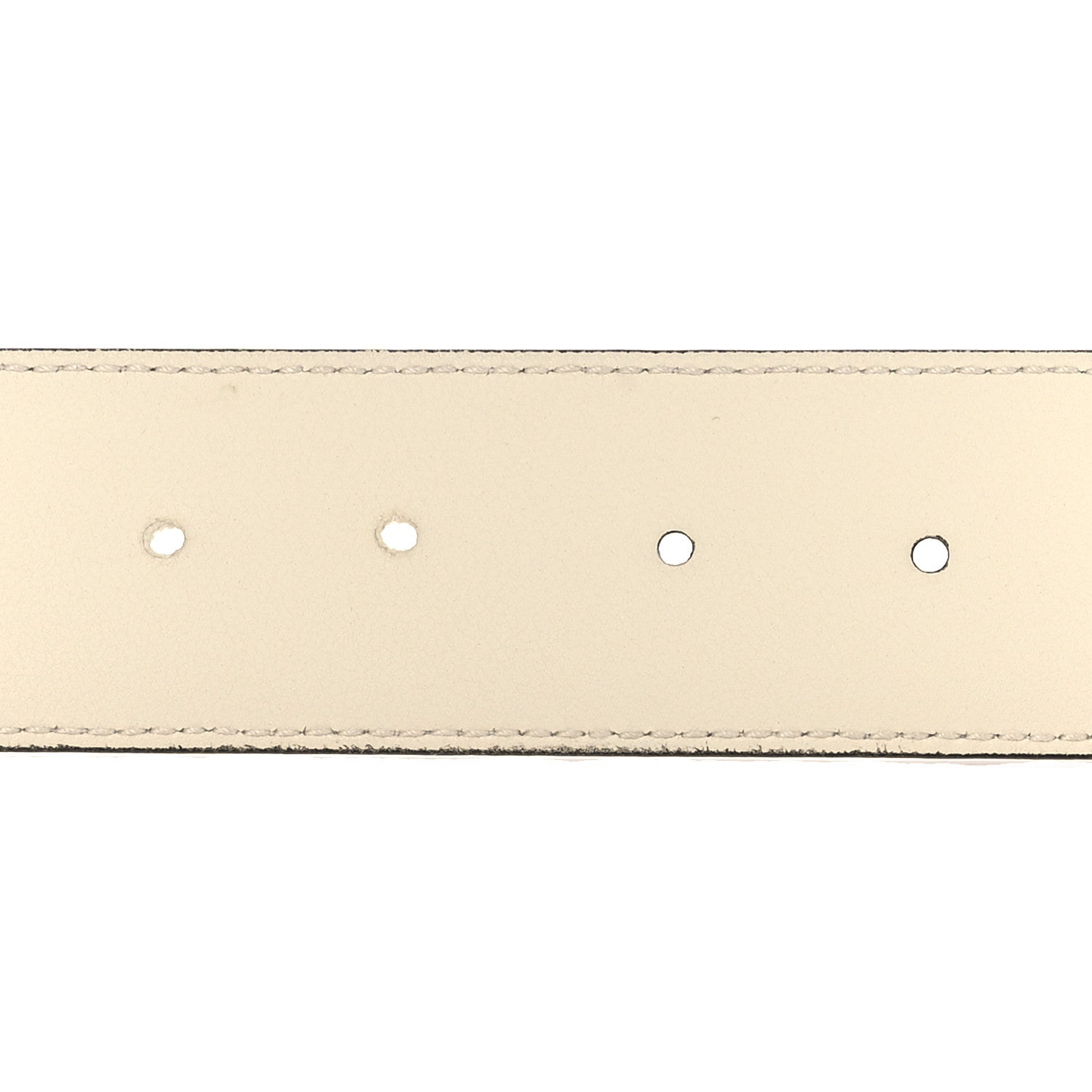 Calfskin Double G 40mm Belt 85 34 Mystic White
