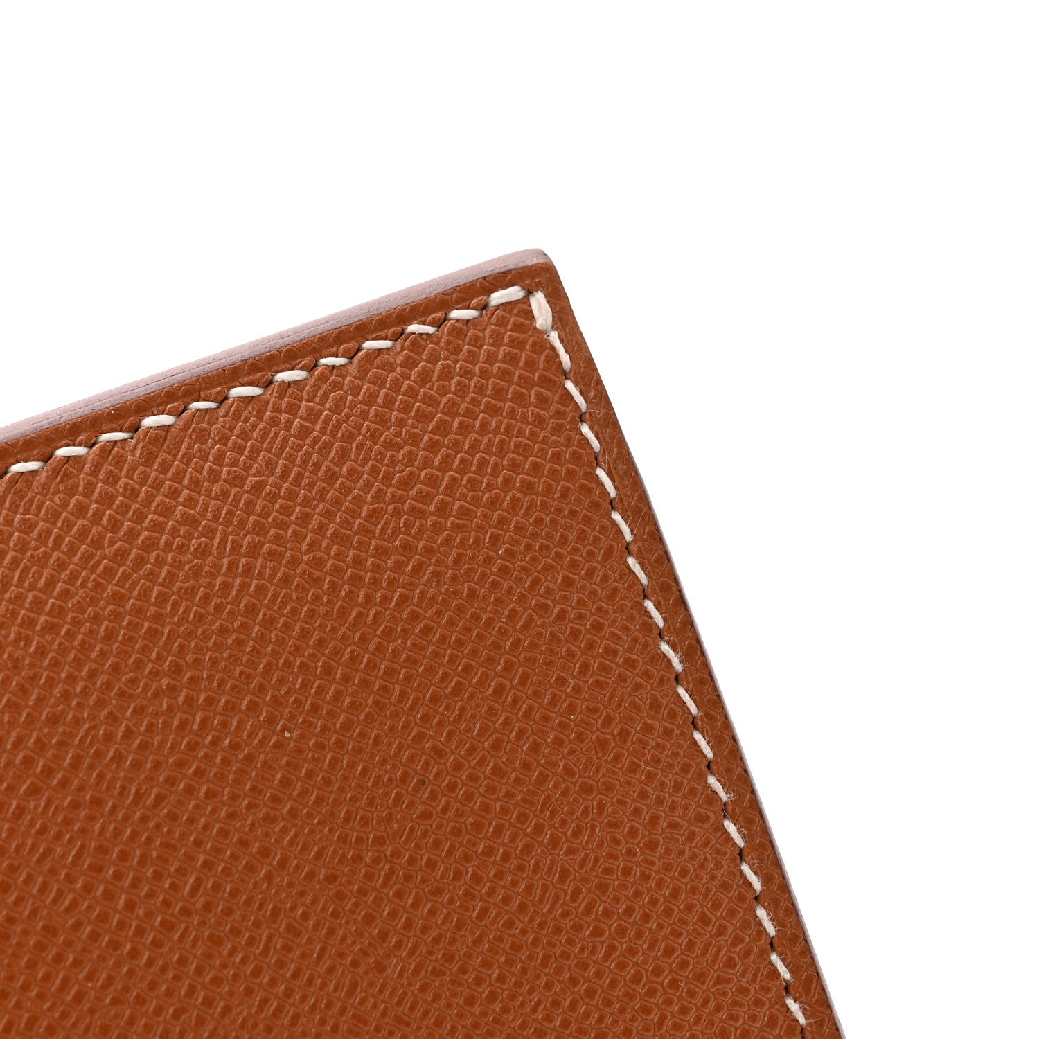 Madame Calfskin Kelly Pocket Long Wallet Gold