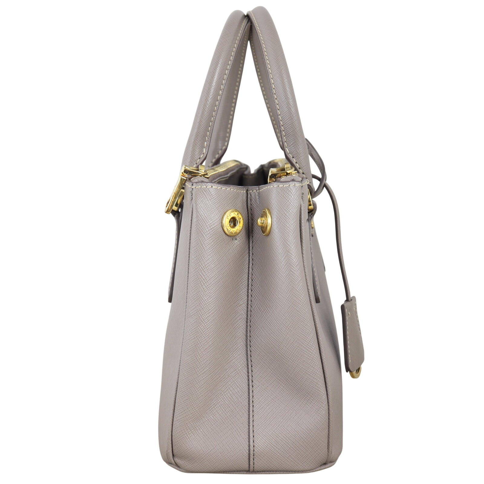 Prada Saffiano Lux Galleria Double Zip Tote Mini