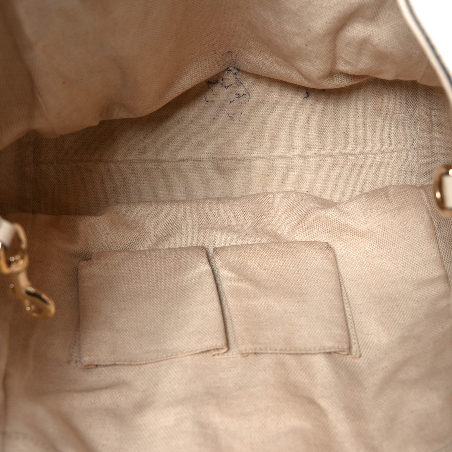 Pebbled Calfskin Medium Soho Shoulder Bag Off White