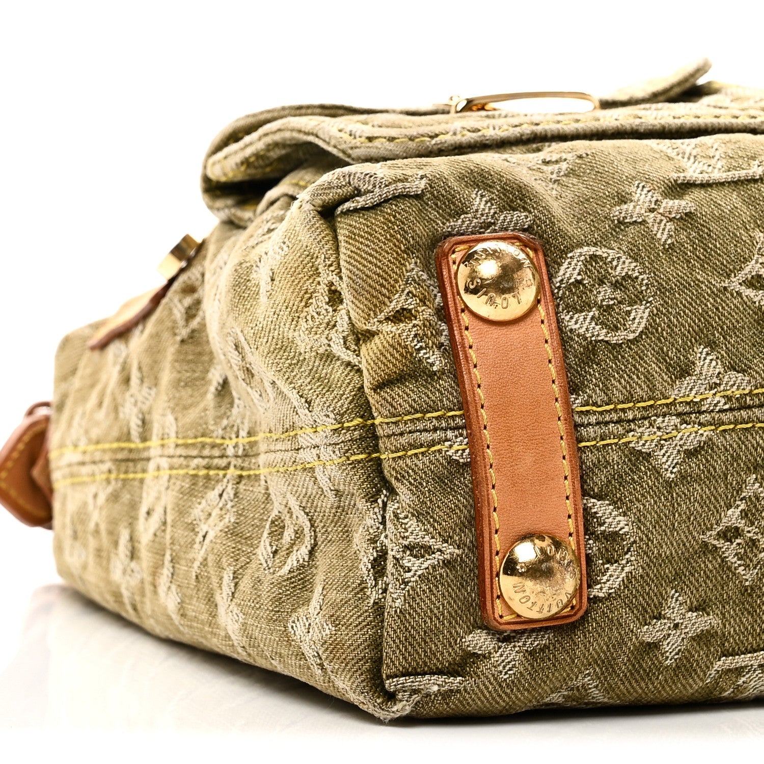 Monogram Denim Baggy PM Lichen