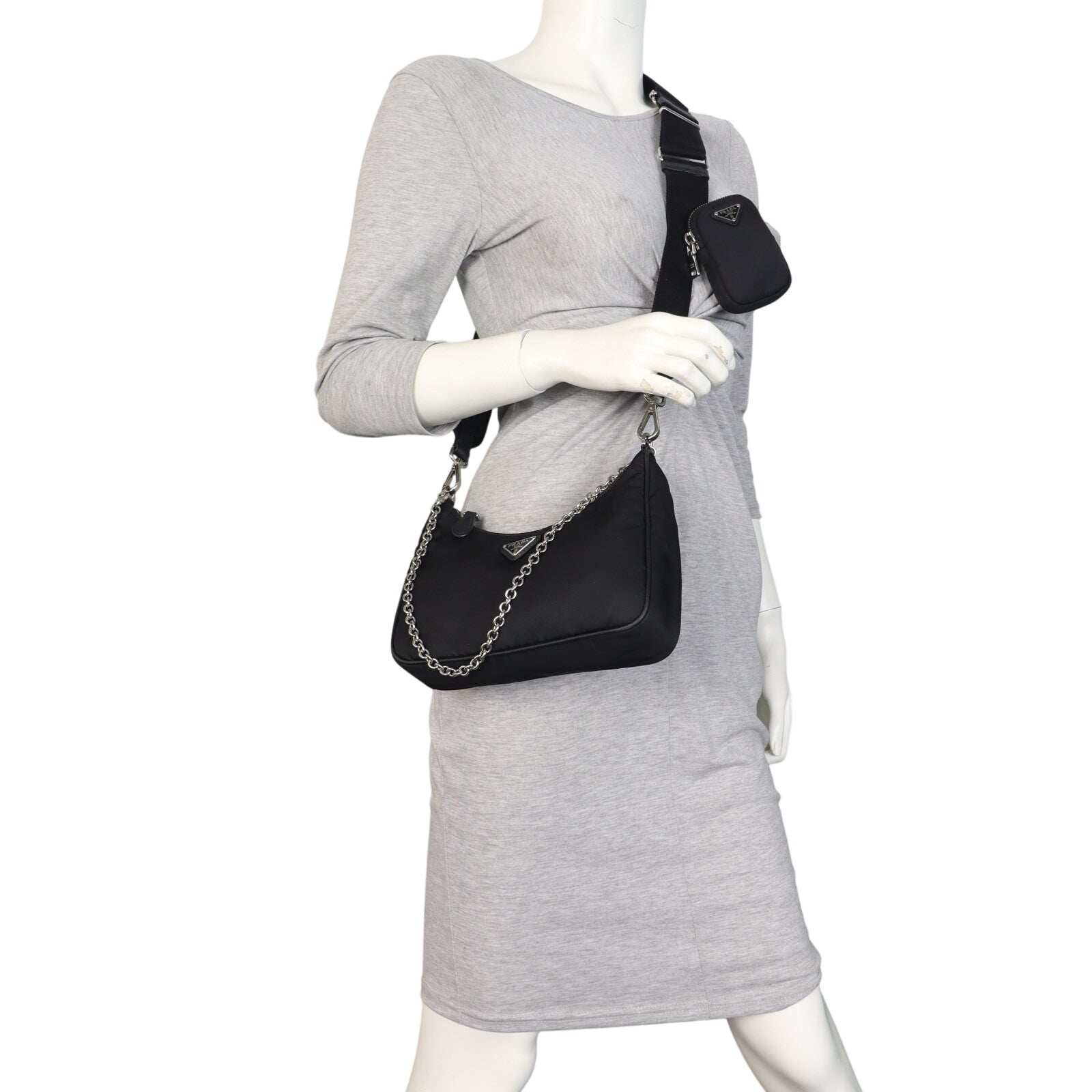 Prada Re-Edition 2005 Tessuto Shoulder Bag
