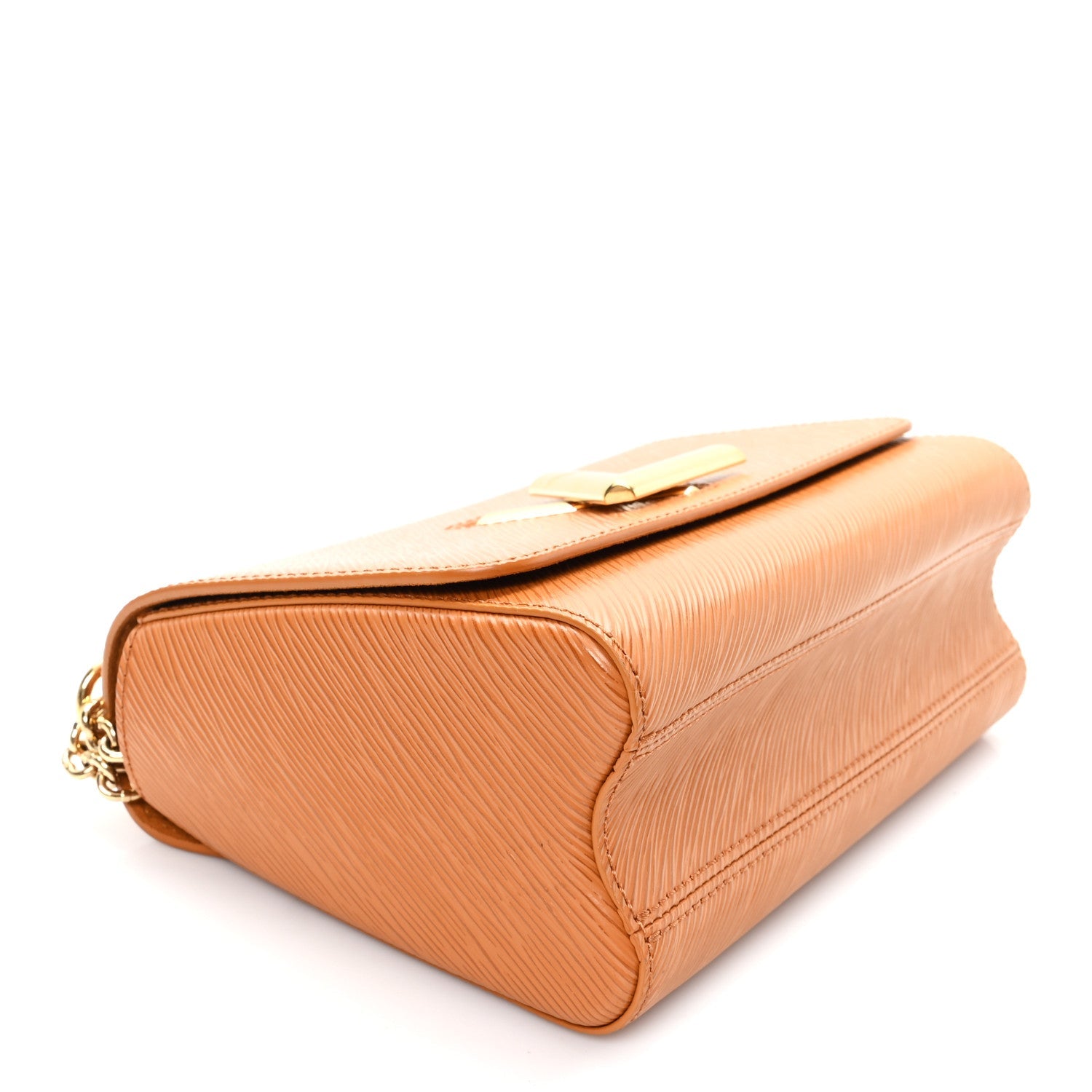 Epi Twist Shoulder Bag MM Gold Miel