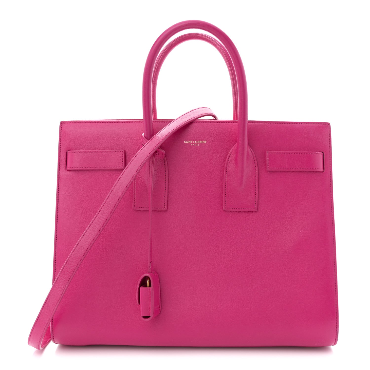 Calfskin Small Sac De Jour Lipstick Fuchsia