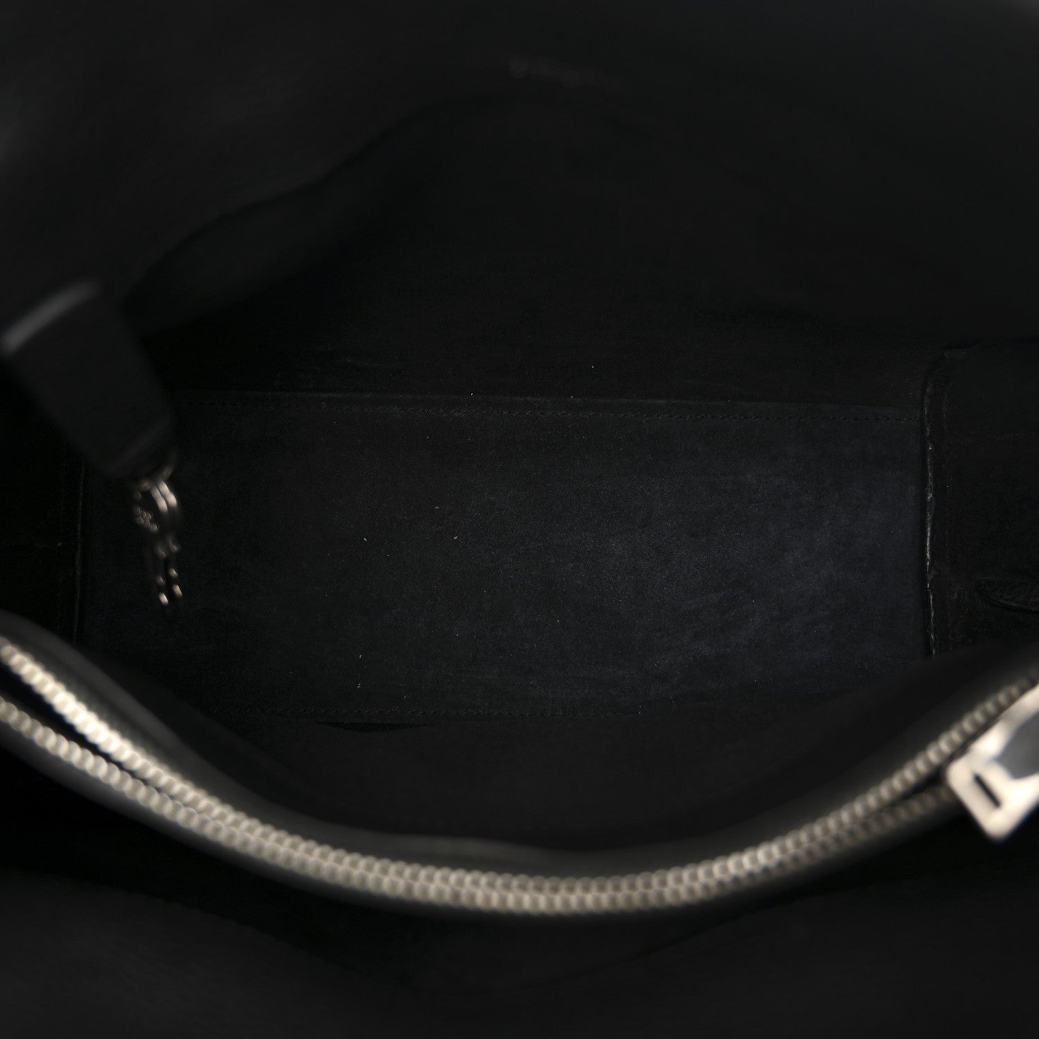 Grained Calfskin Baby Sac De Jour Souple Black