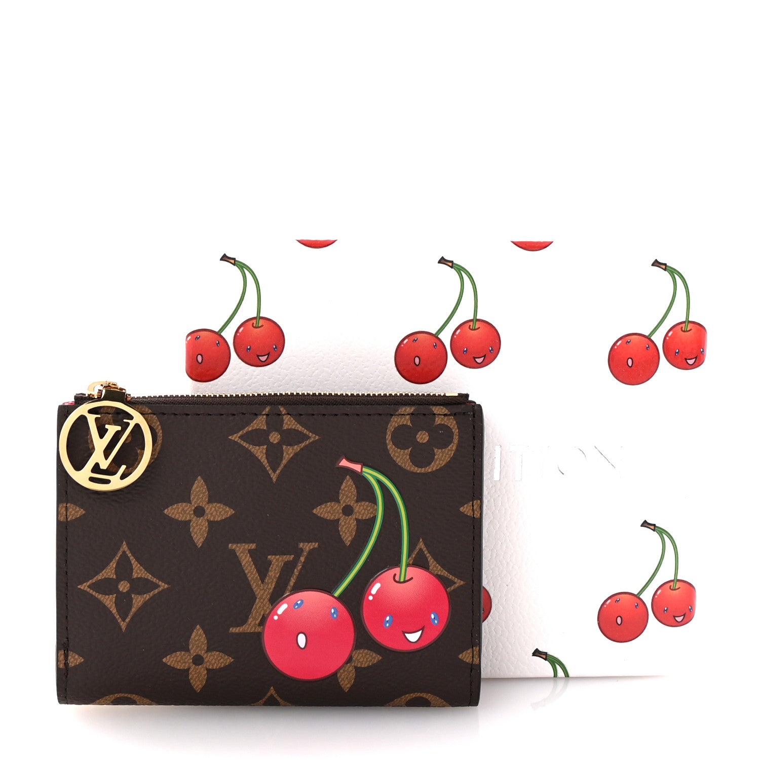 LV X TM Monogram Cerises Lisa Wallet