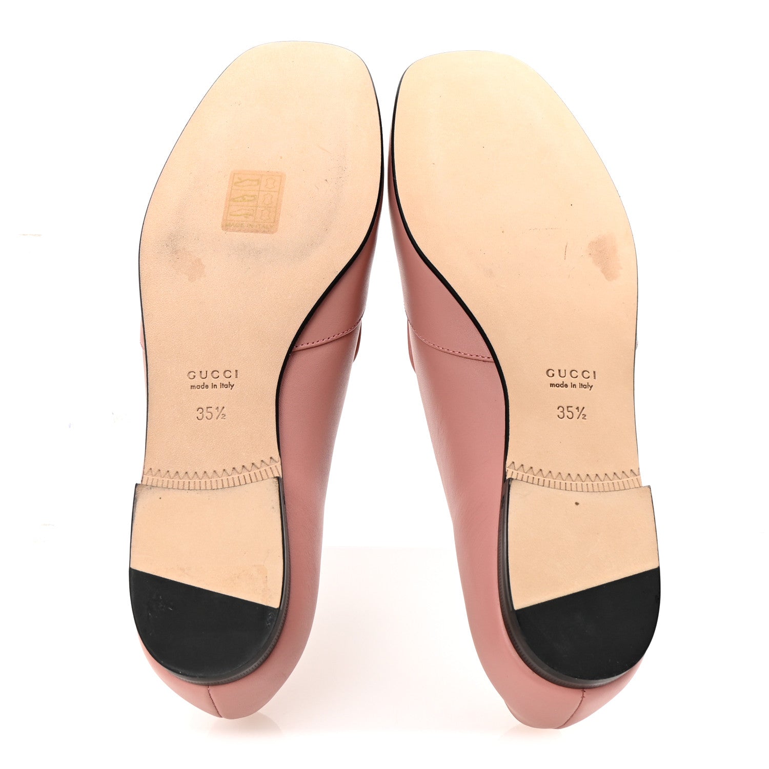 Calfskin Horsebit Loafers 35.5 Soft Pink