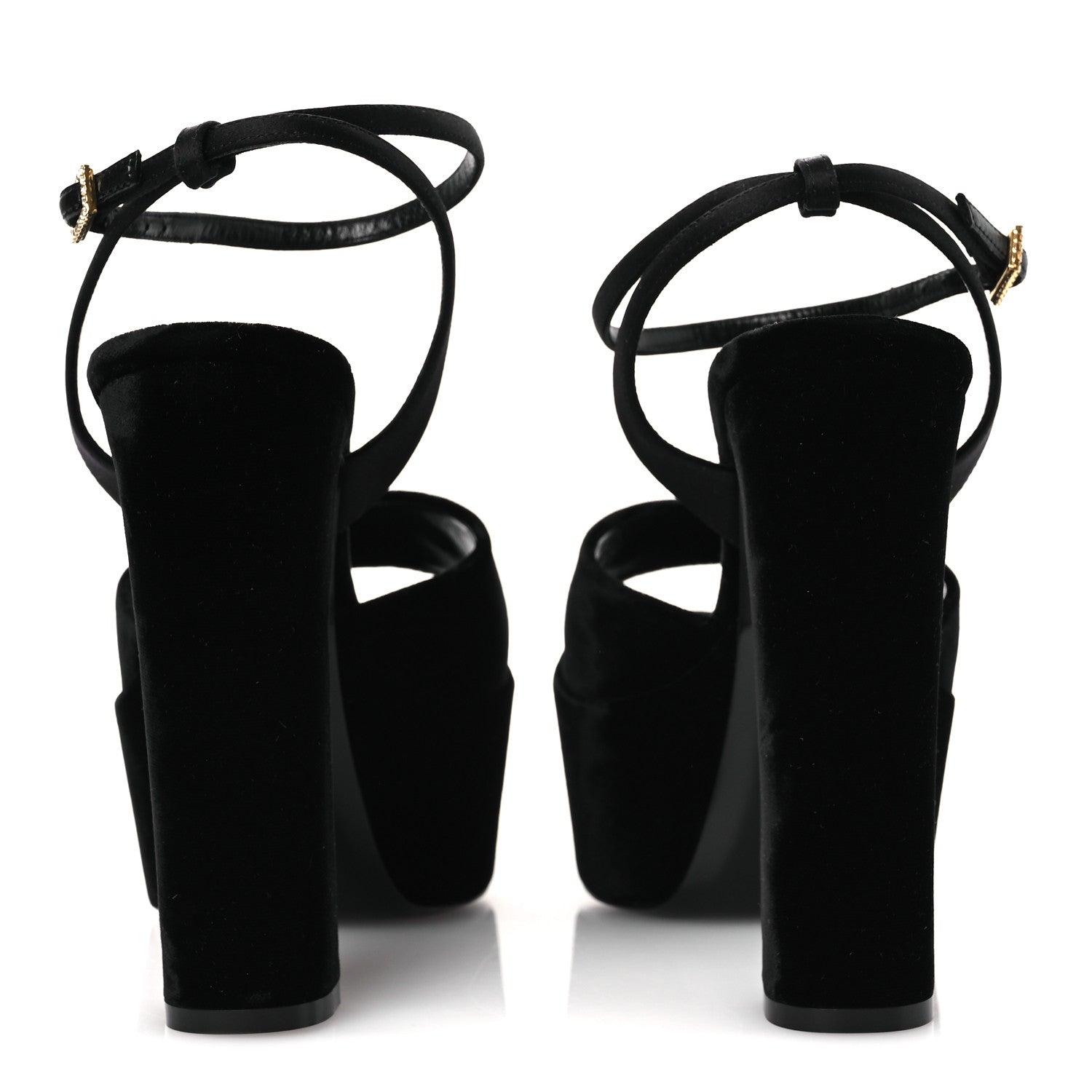 Velvet Jodie Platform Sandals 38 Black