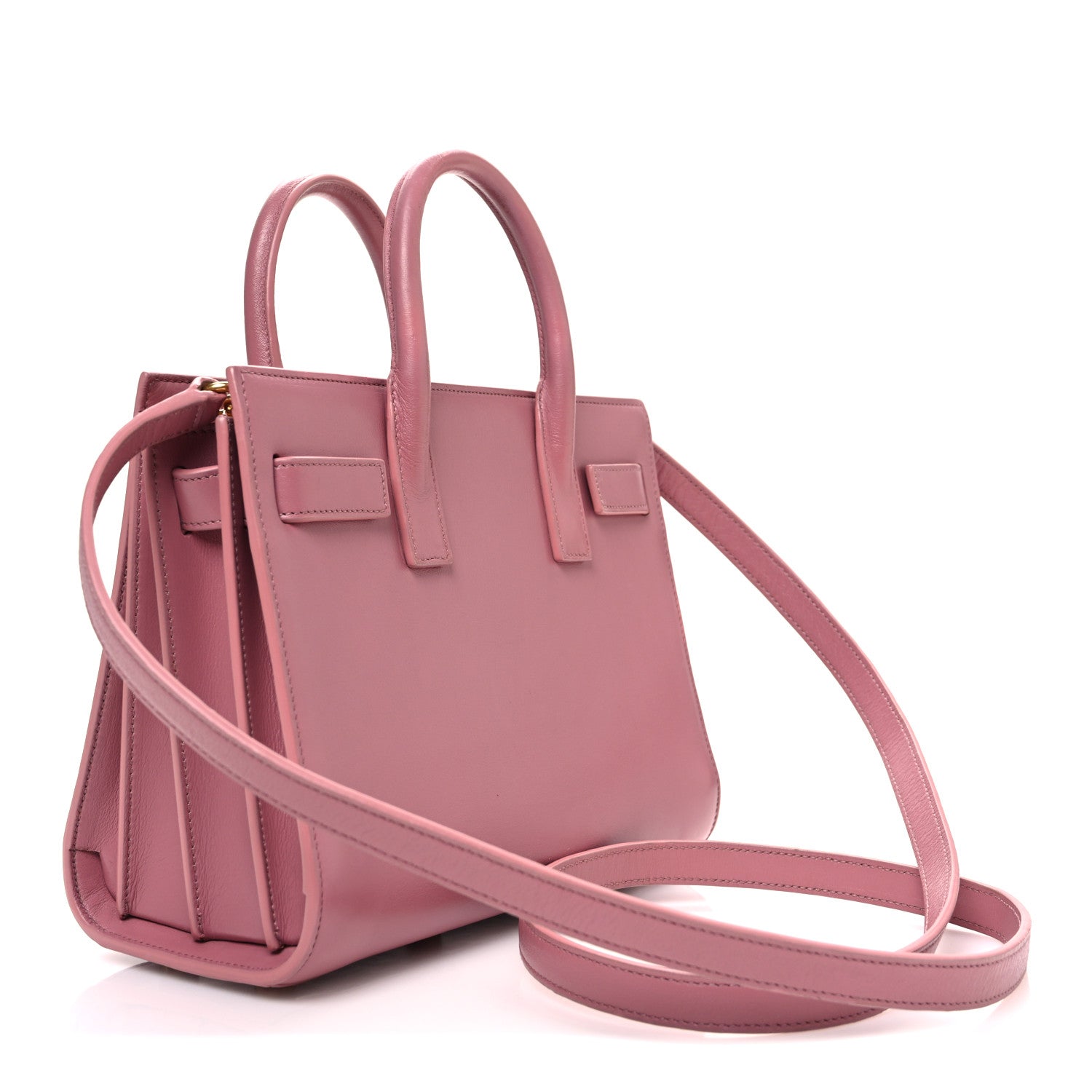 Calfskin Nano Sac De Jour Rose Dark