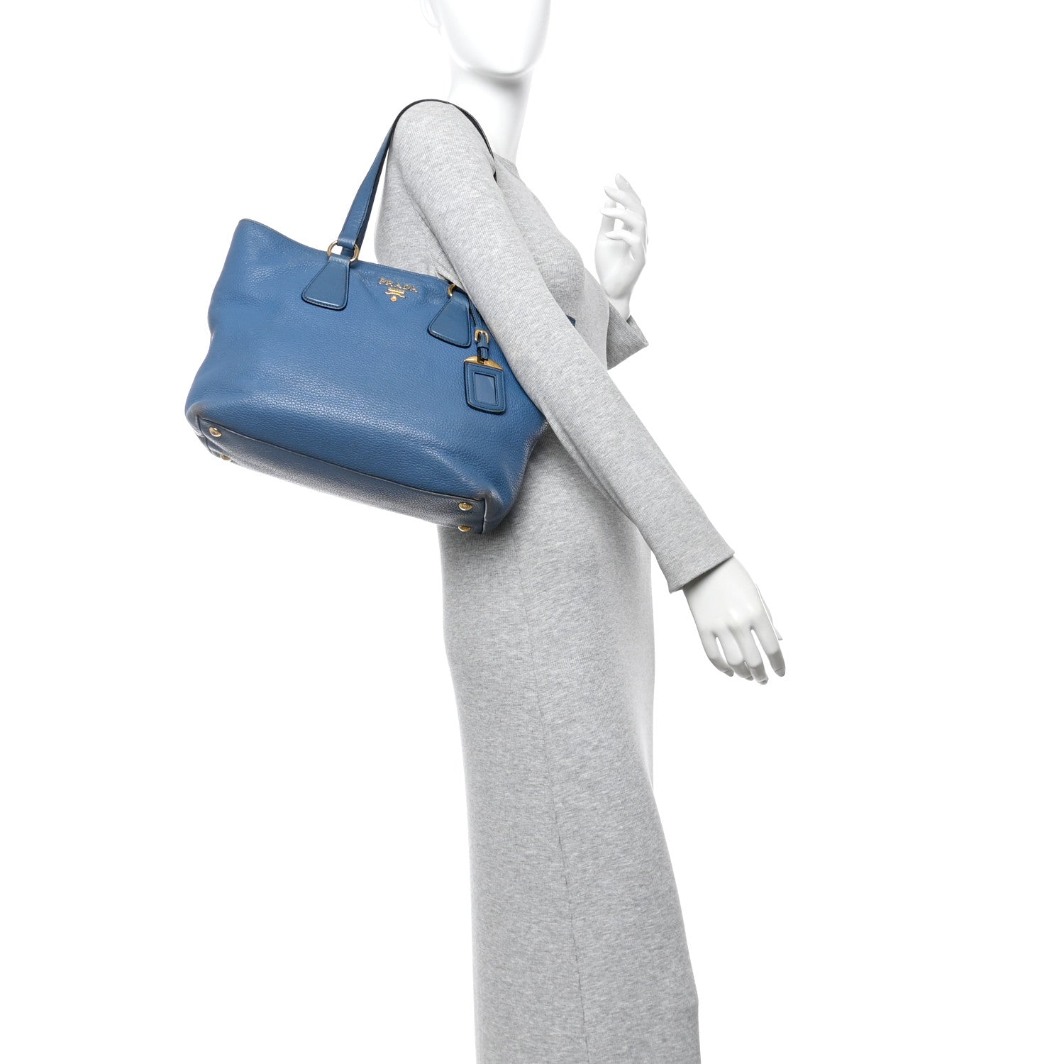 Vitello Phenix Shopping Tote Baltico