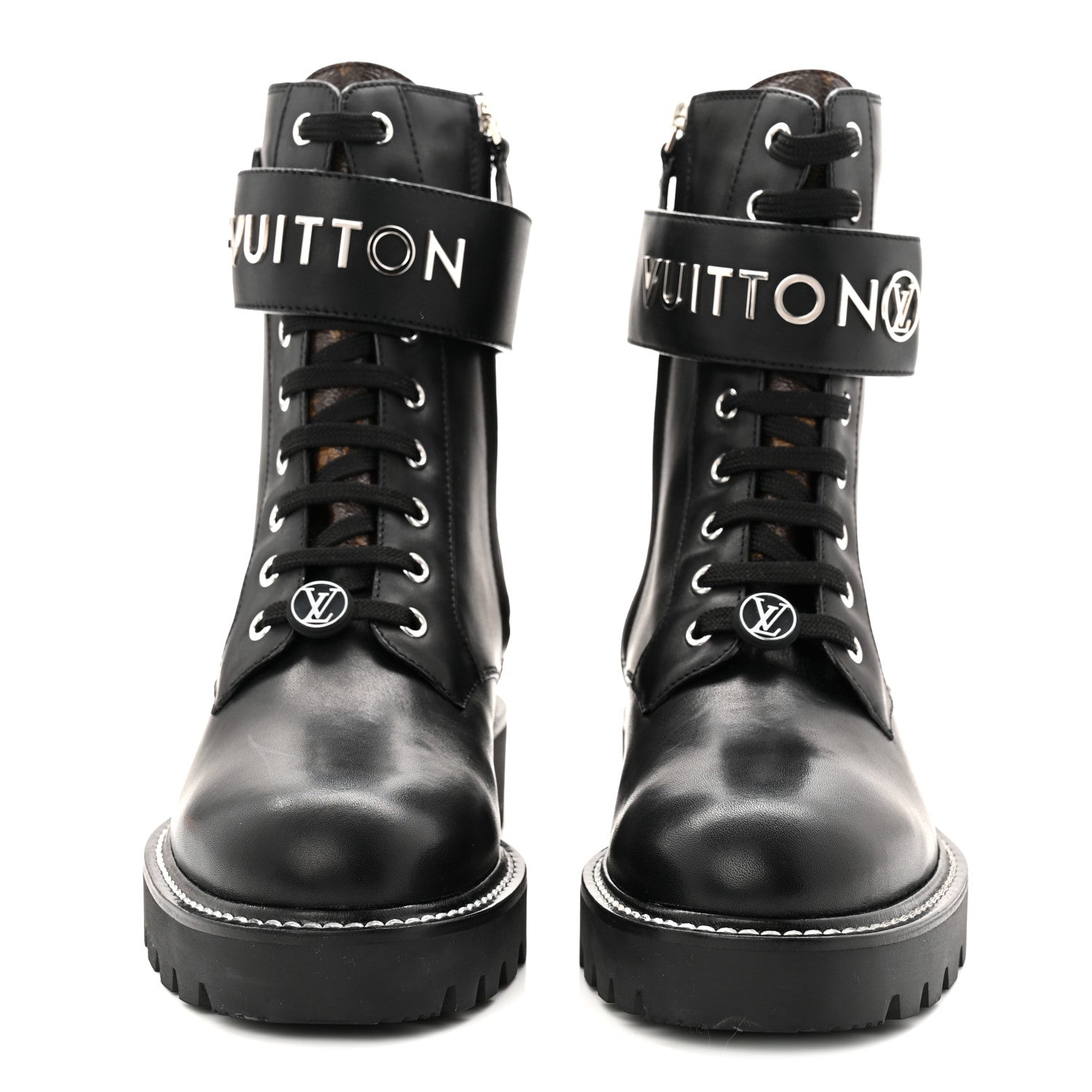 Calfskin Territory Flat Ranger Boots 38 Black