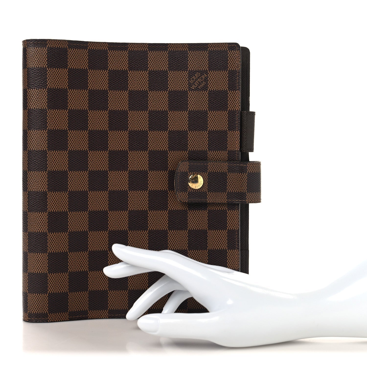 Damier Ebene Large Ring Agenda Cover