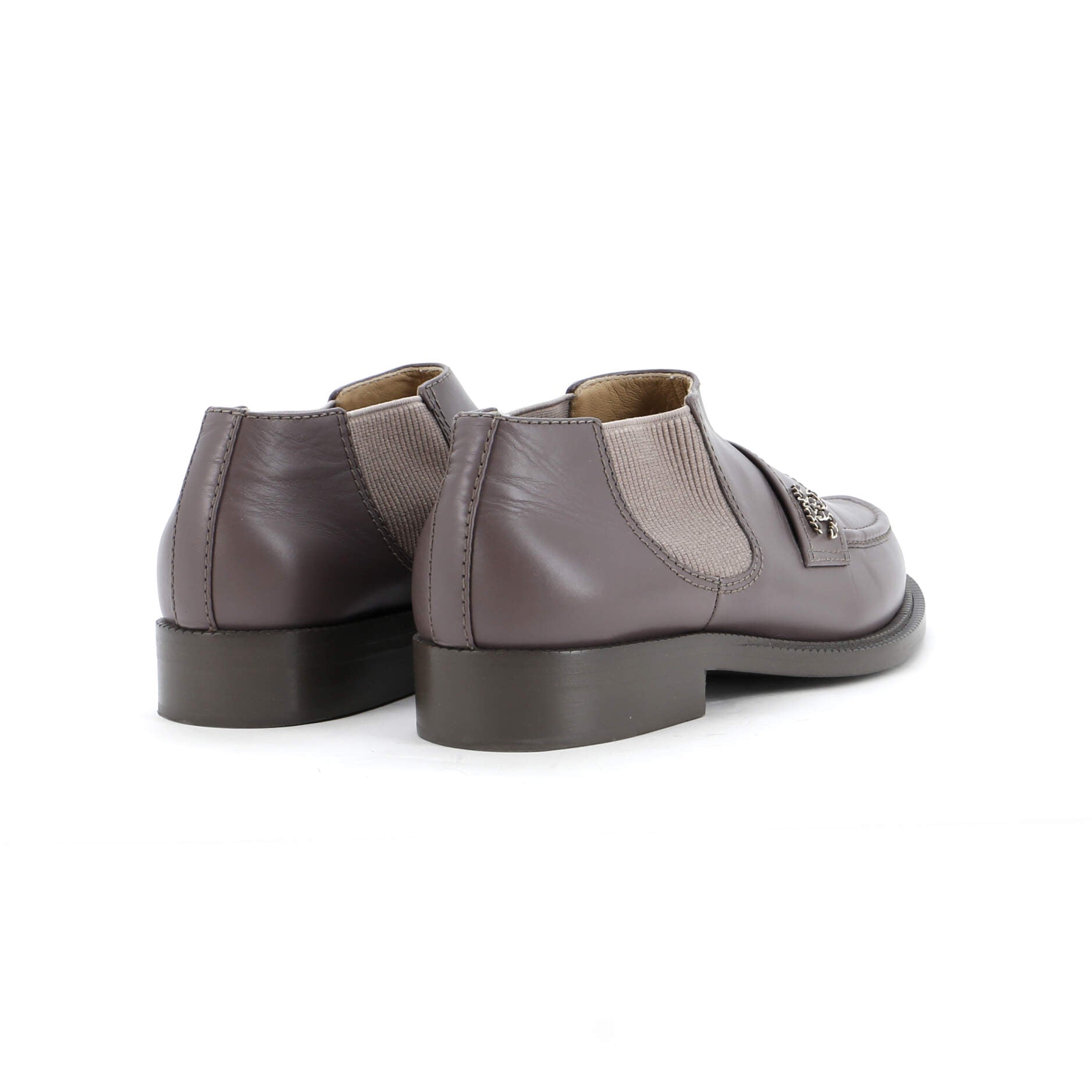 Women's CC Elastic Short Boots Leather