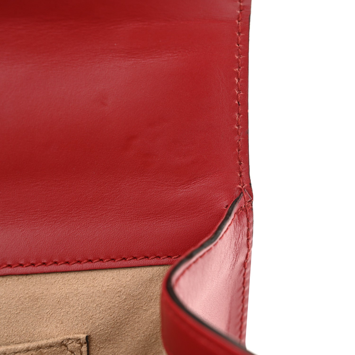Guccissima Small Padlock Shoulder Bag Hibiscus Red