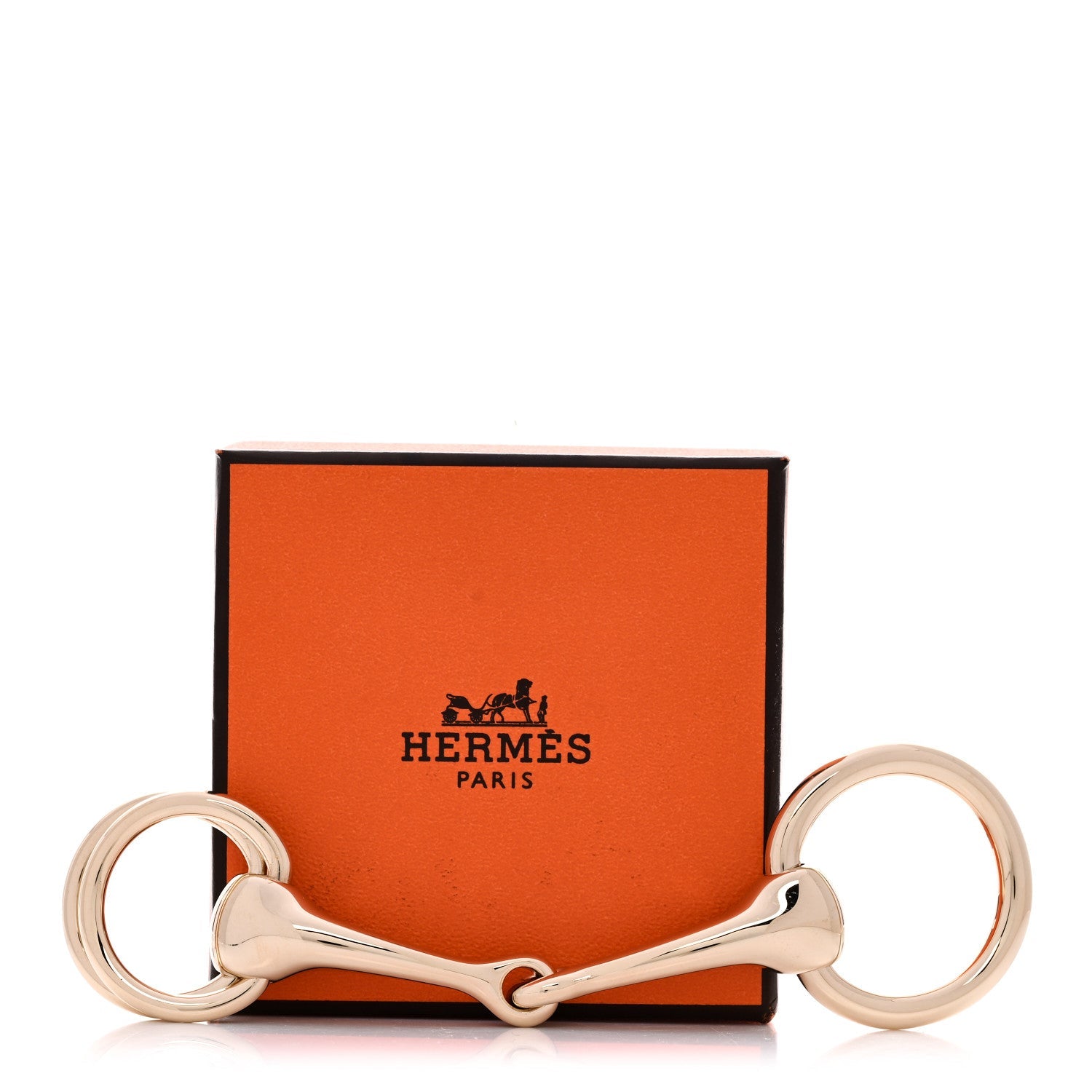 Permabrass Mors Scarf Ring Gold