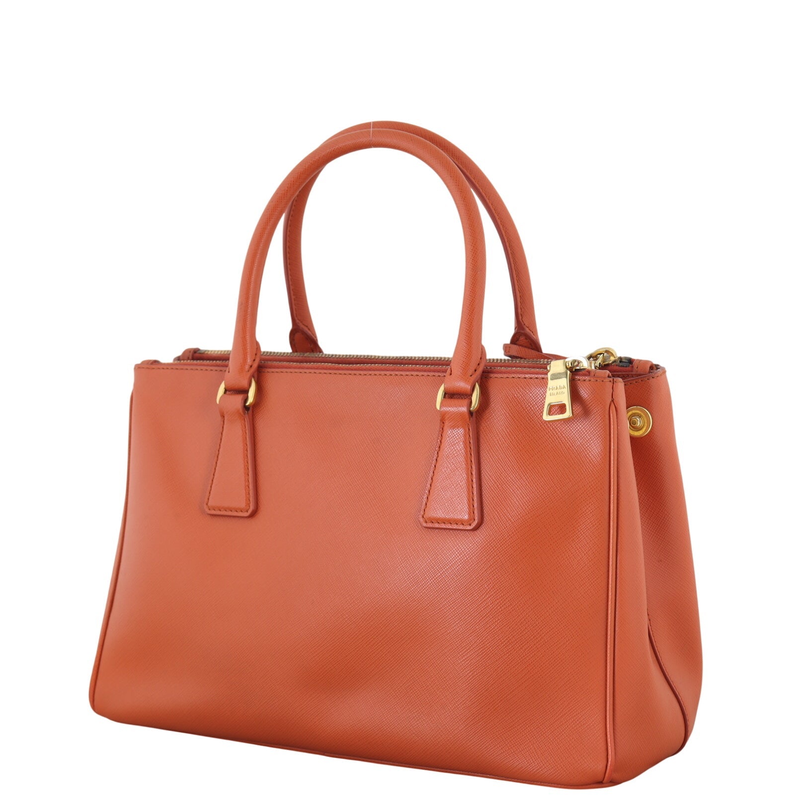 Prada Saffiano Luxe Galleria Double Zip Tote Small