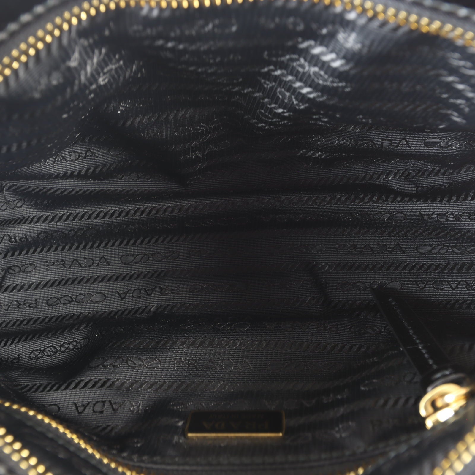 Prada Vitello Shine Bonnie Shoulder Bag Mini