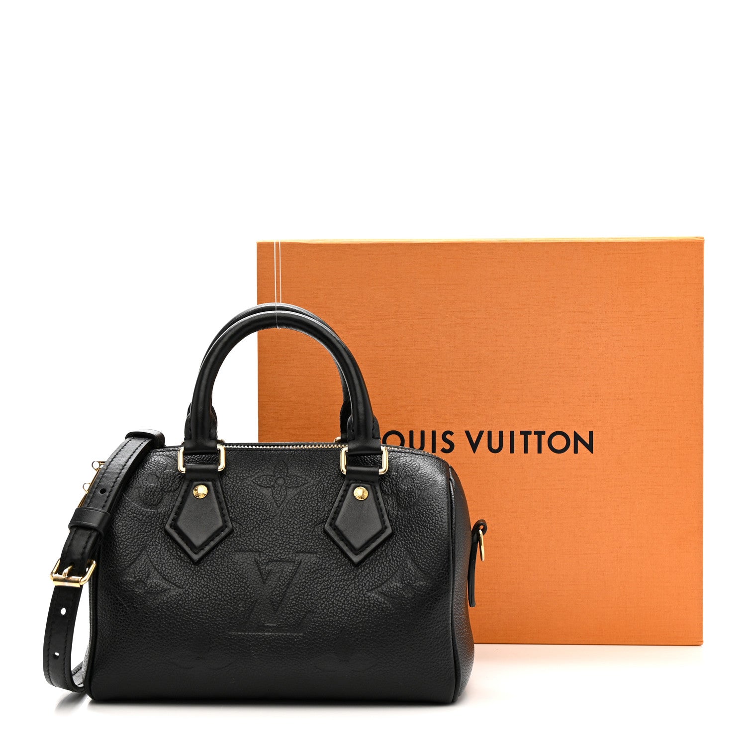 Empreinte Monogram Giant Speedy Bandouliere 20 Black