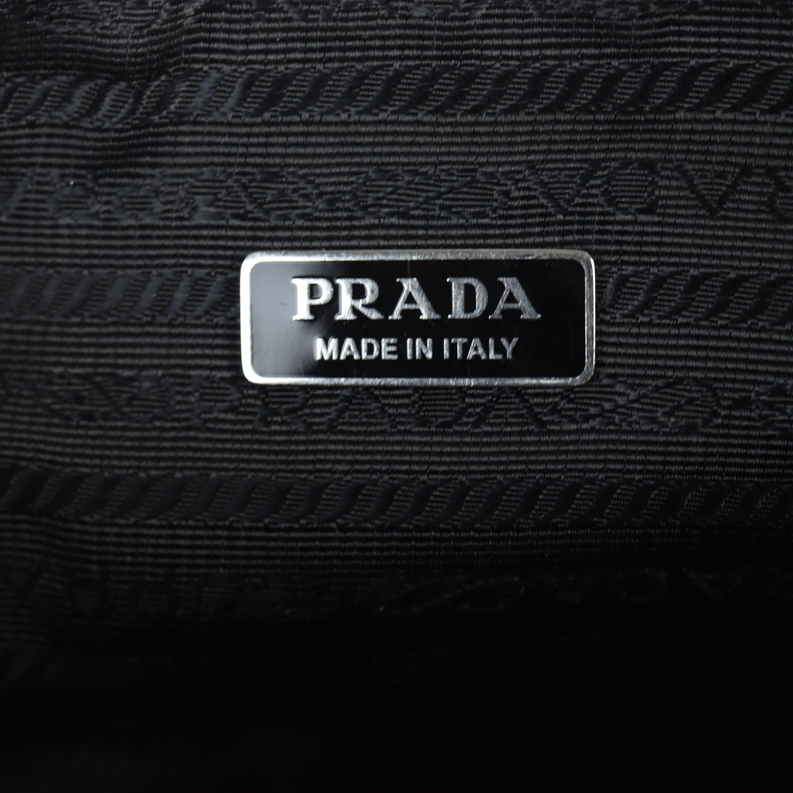 Prada Triangle Leather Shoulder Bag