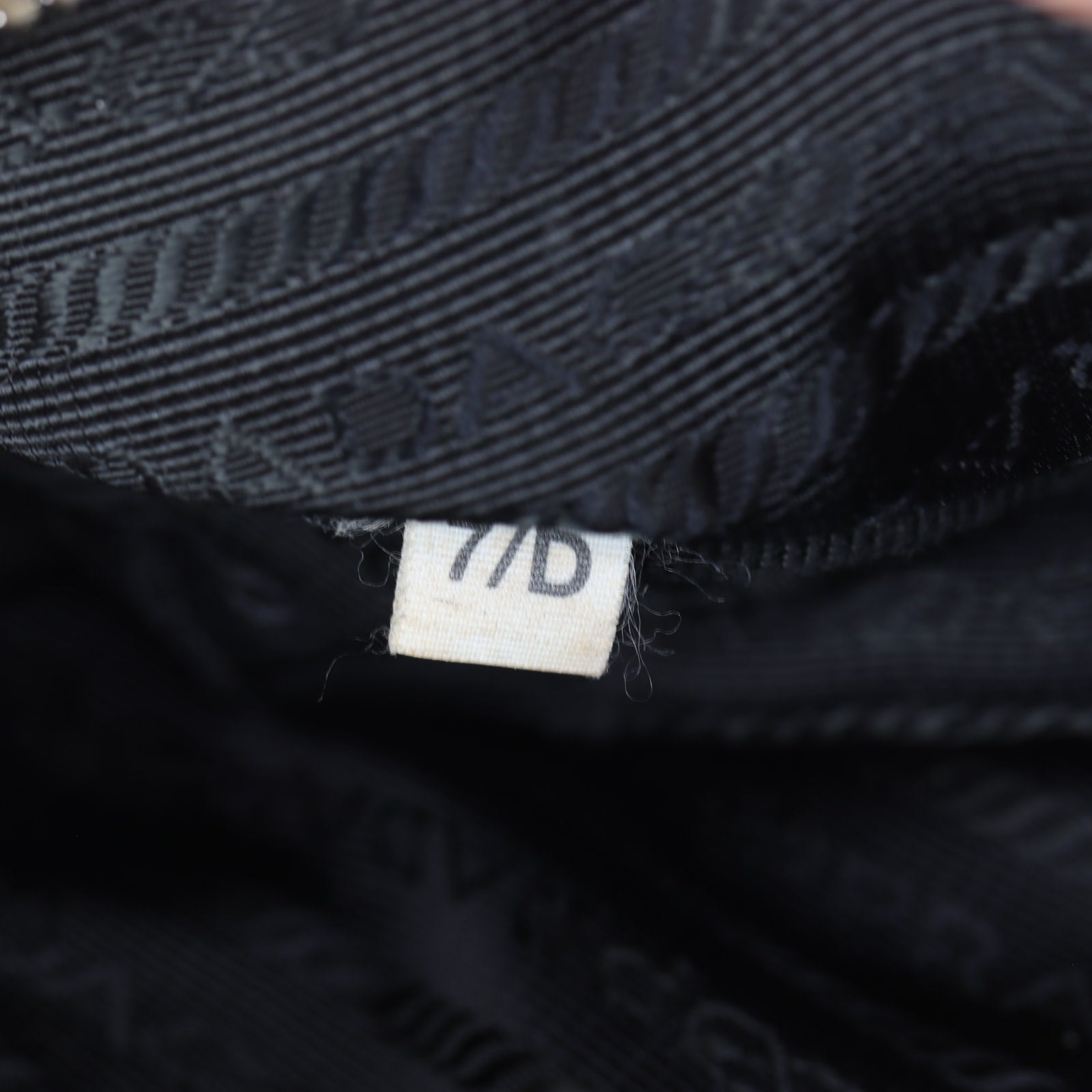 Prada Triangle Leather Shoulder Bag