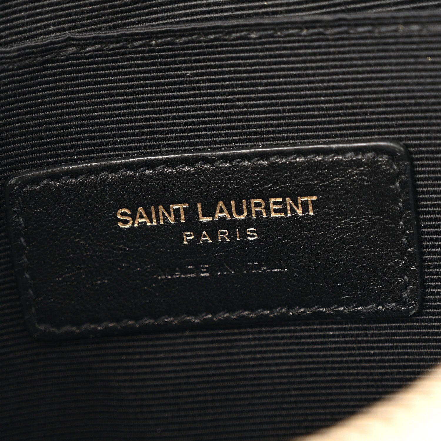 Calfskin Teen Monogram Crossbody Bag Black