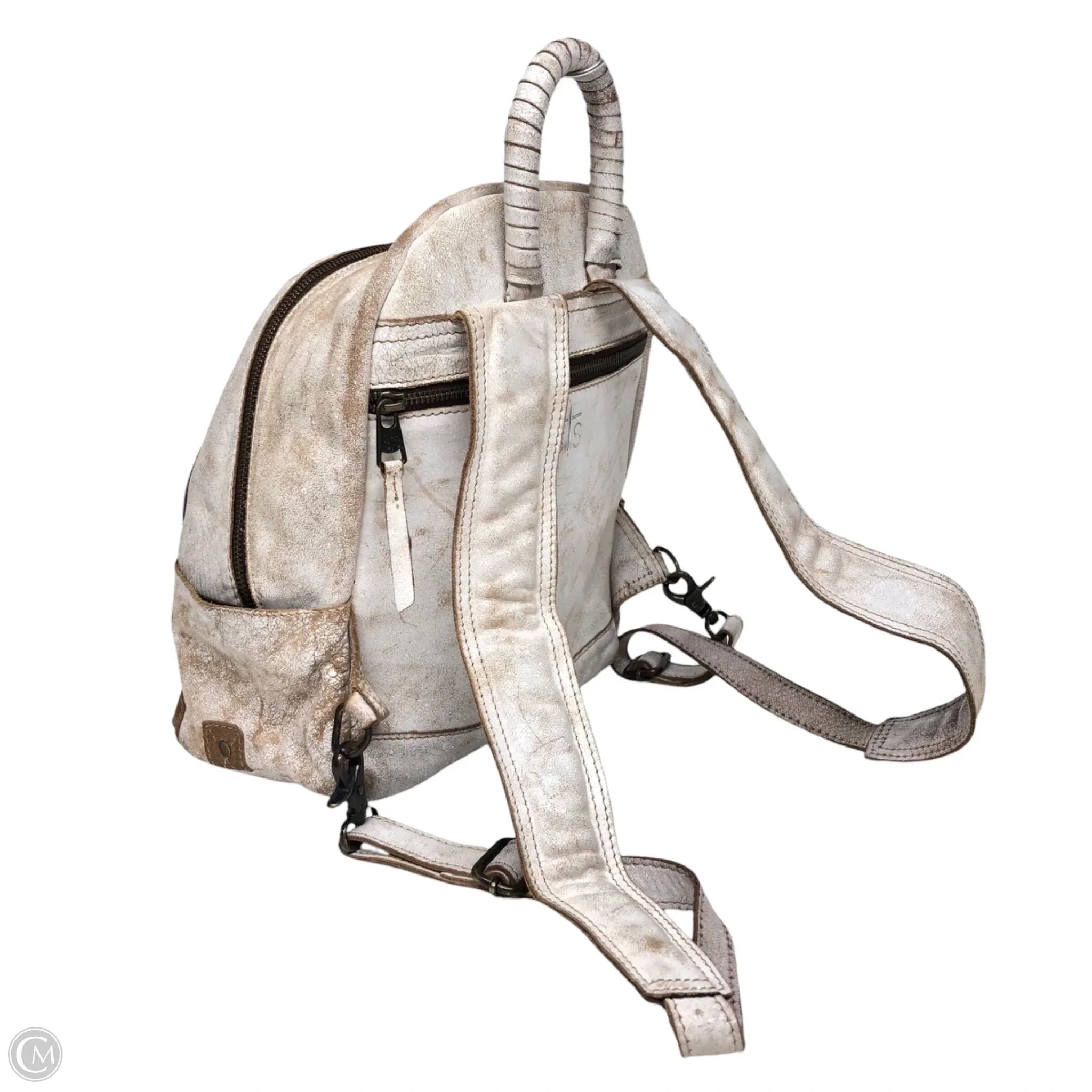 Backpack Leather By Cmb, Size: Medium