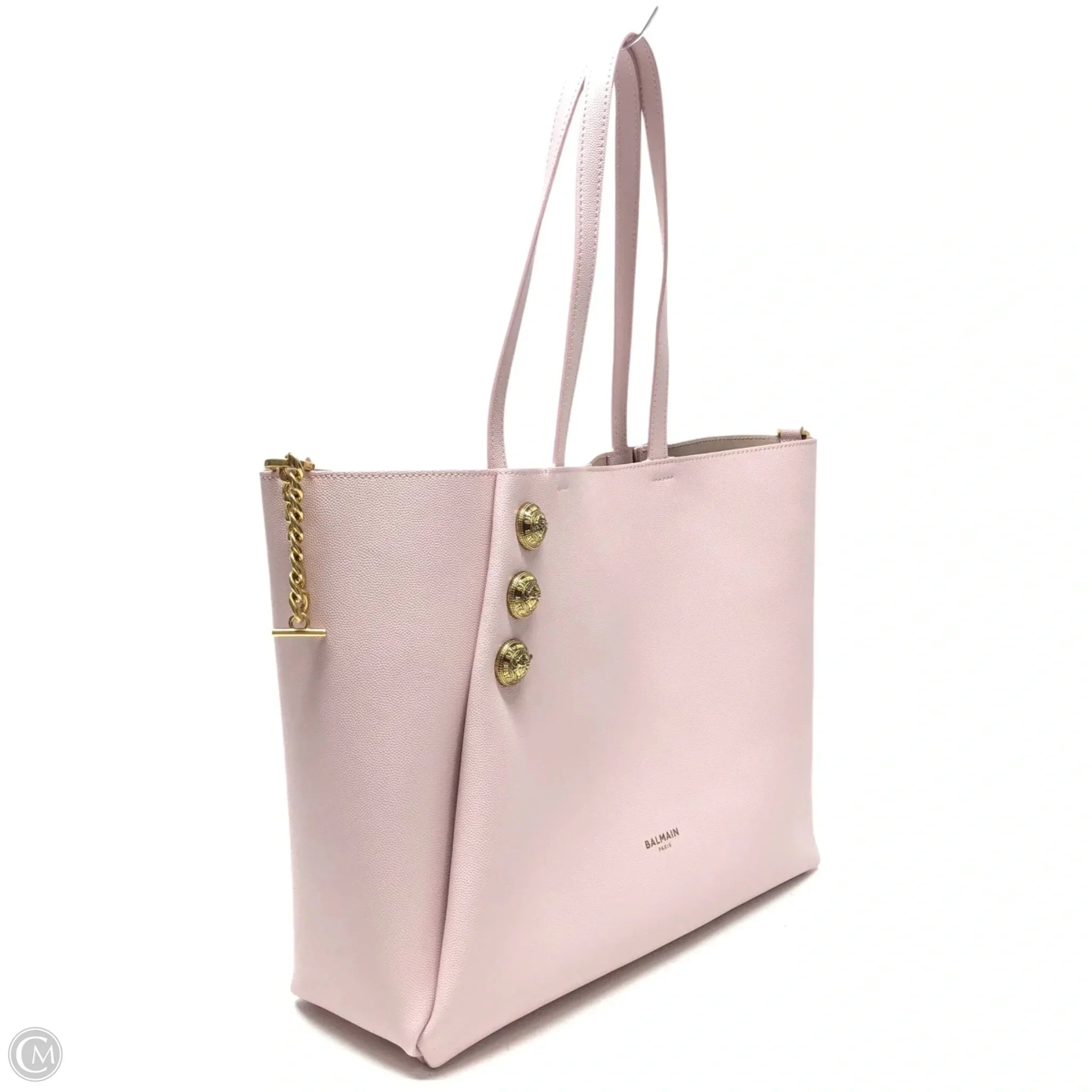 Tote Luxury Designer By Balmain, Size: Medium