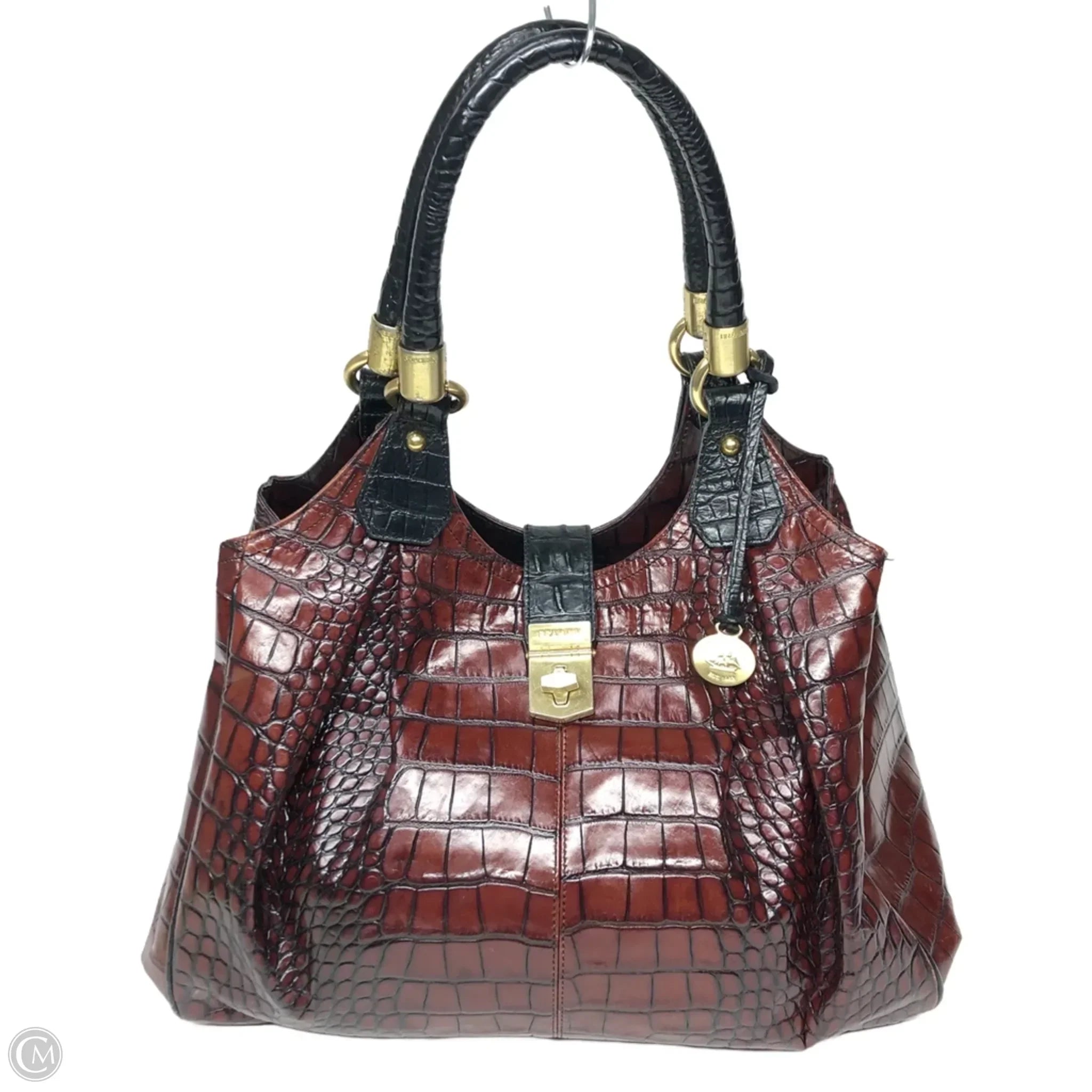 Handbag Designer By Brahmin, Size: Large