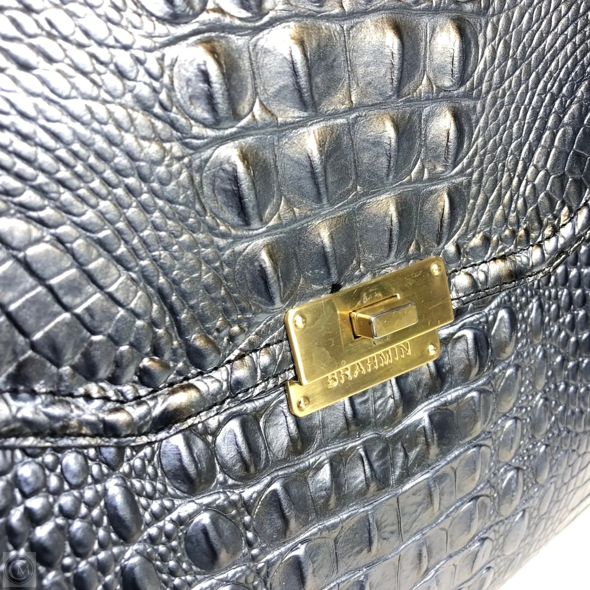 Handbag Designer By Brahmin, Size: Large