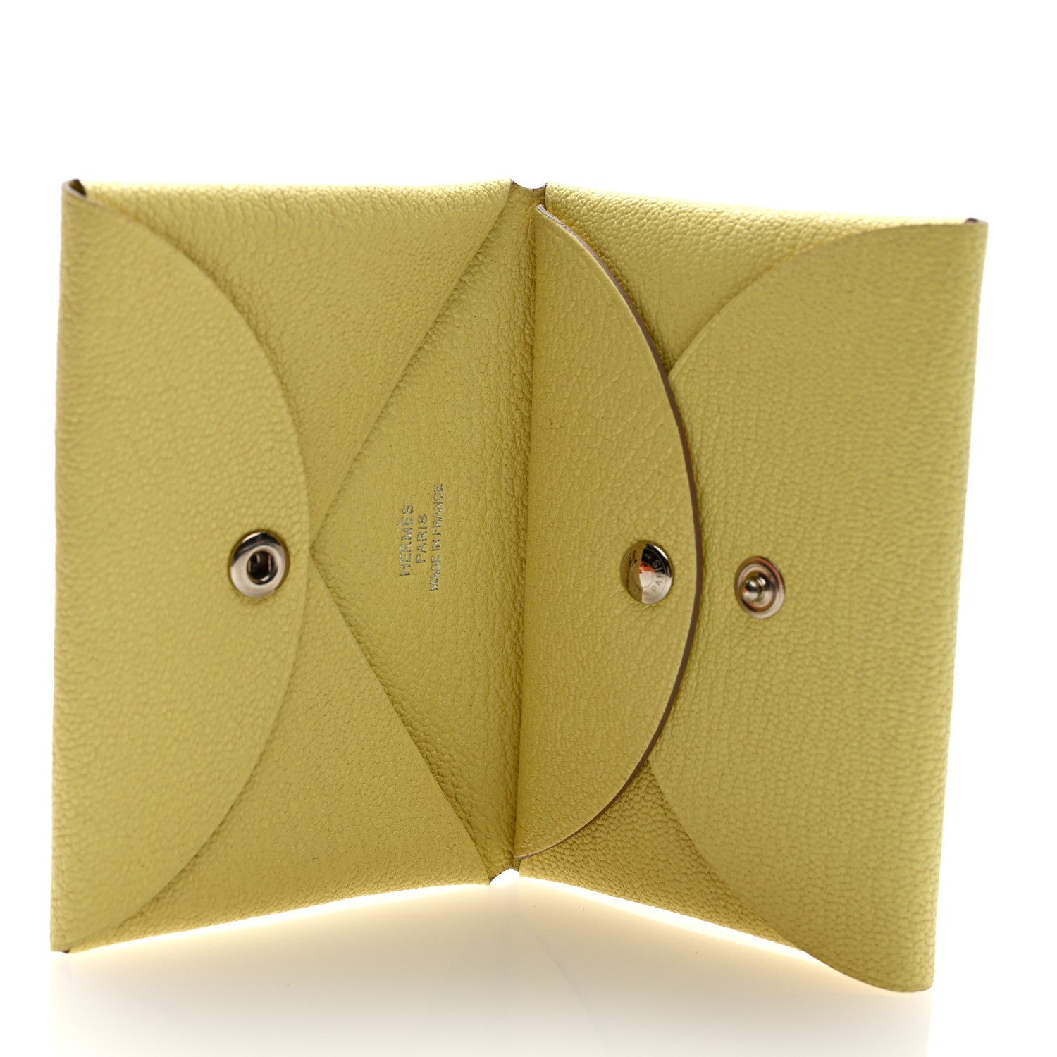 Chevre Mysore Calvi Duo Card Case Limoncello